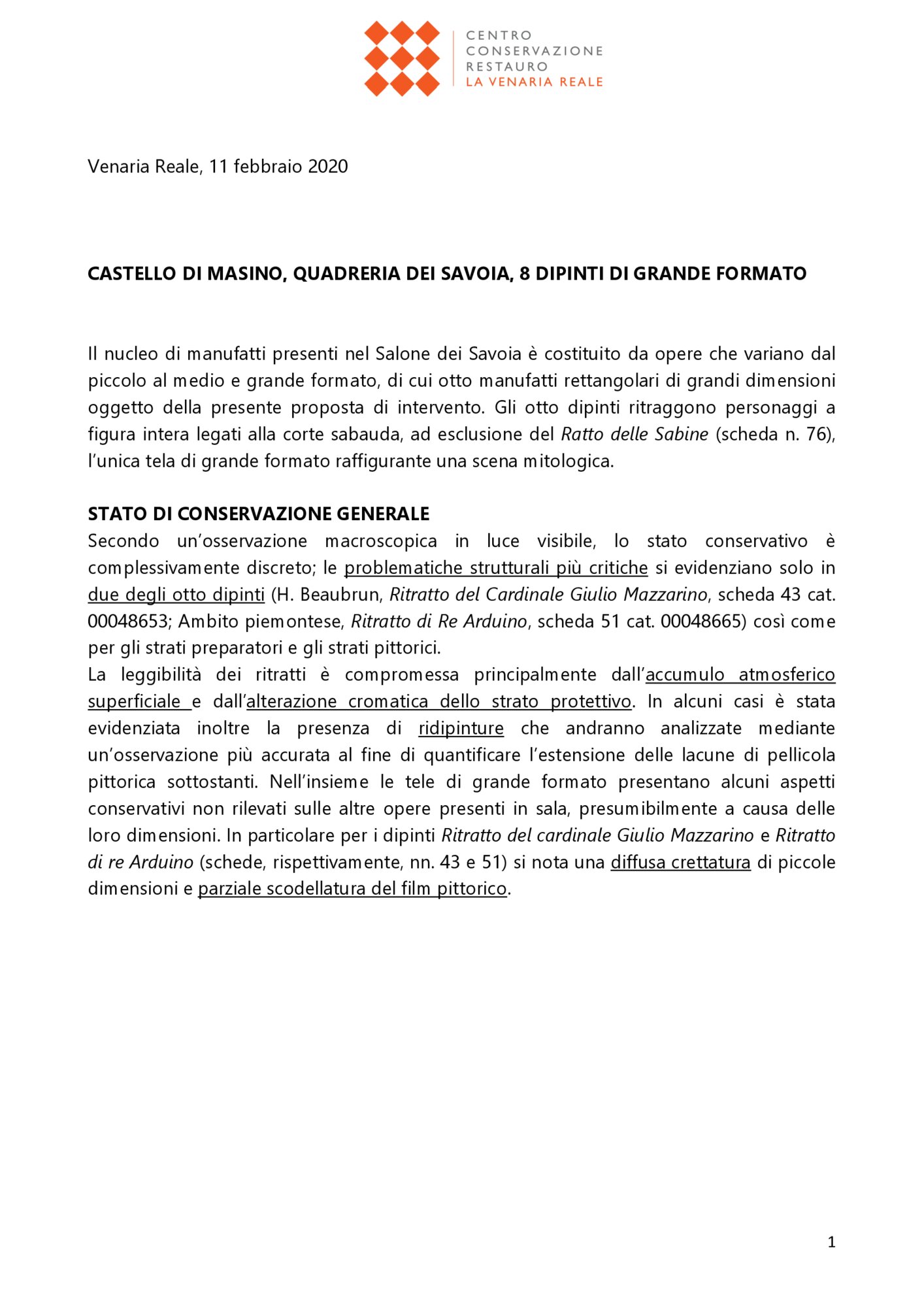 Progetto di intervento