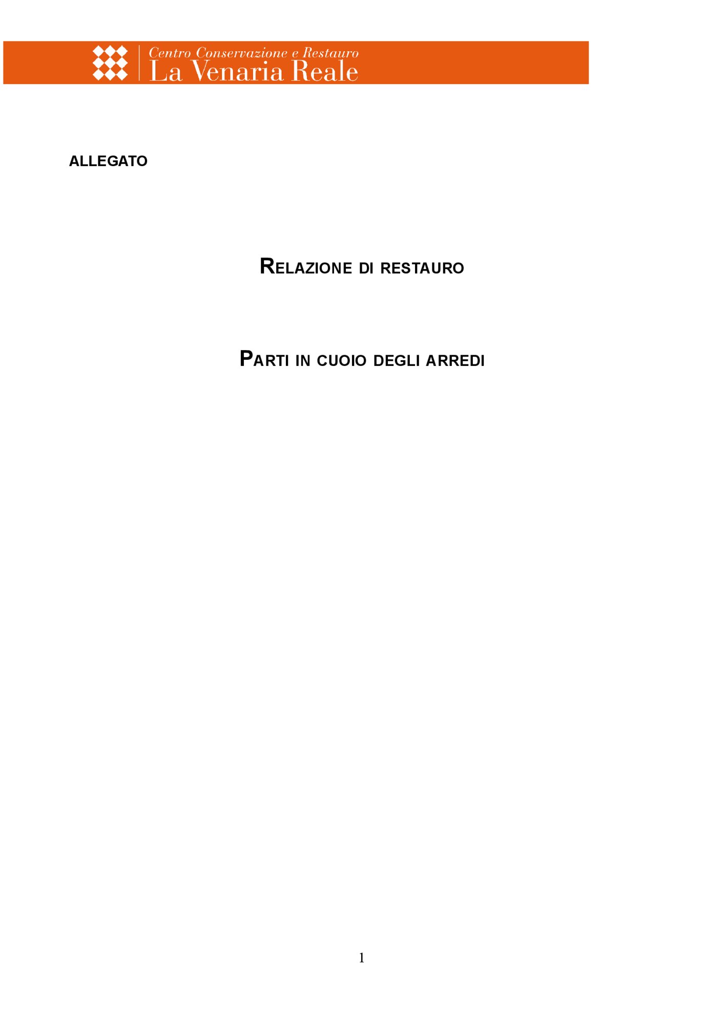 Scheda di restauro parti in cuoio