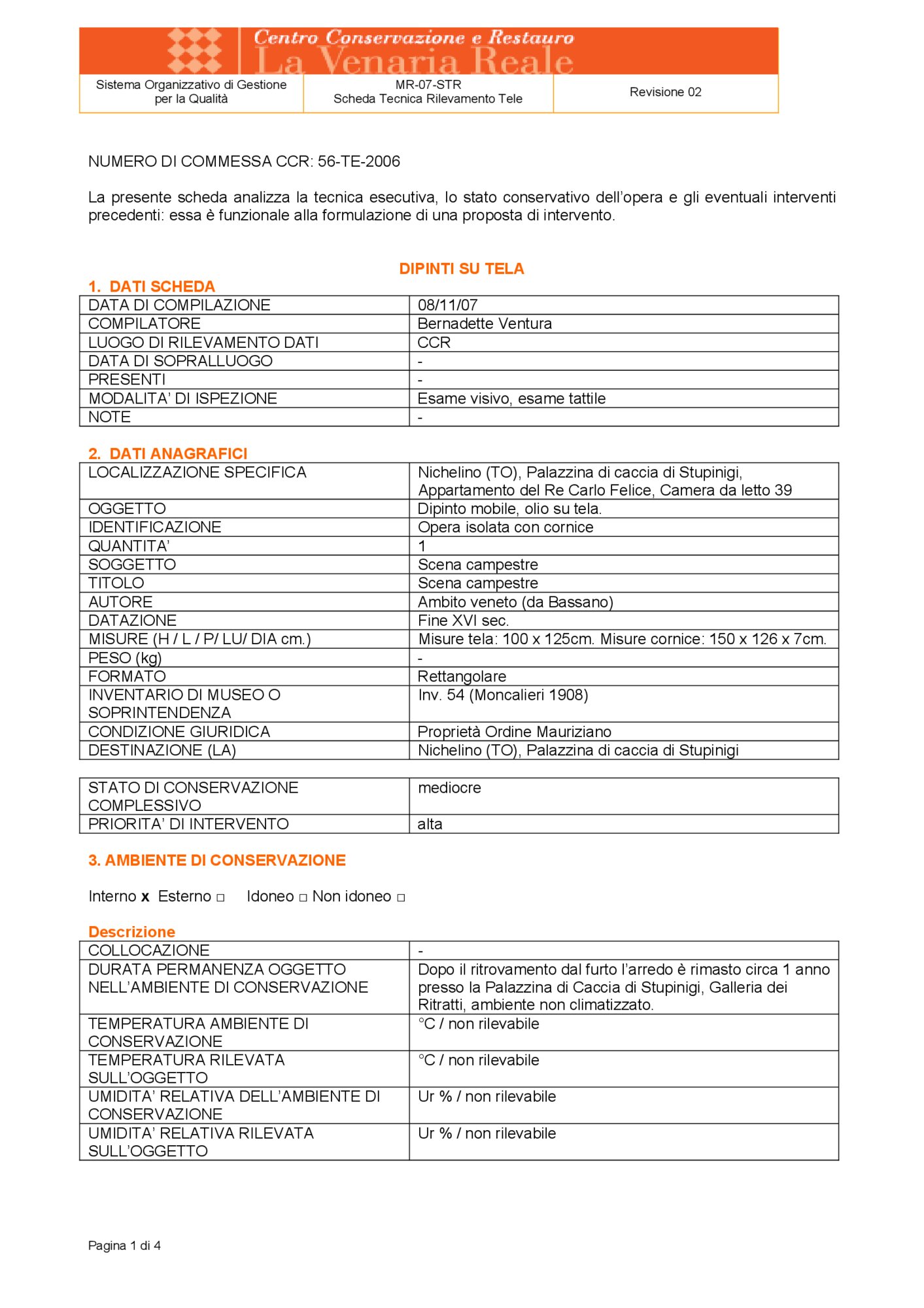 Painted Detection Data Sheet