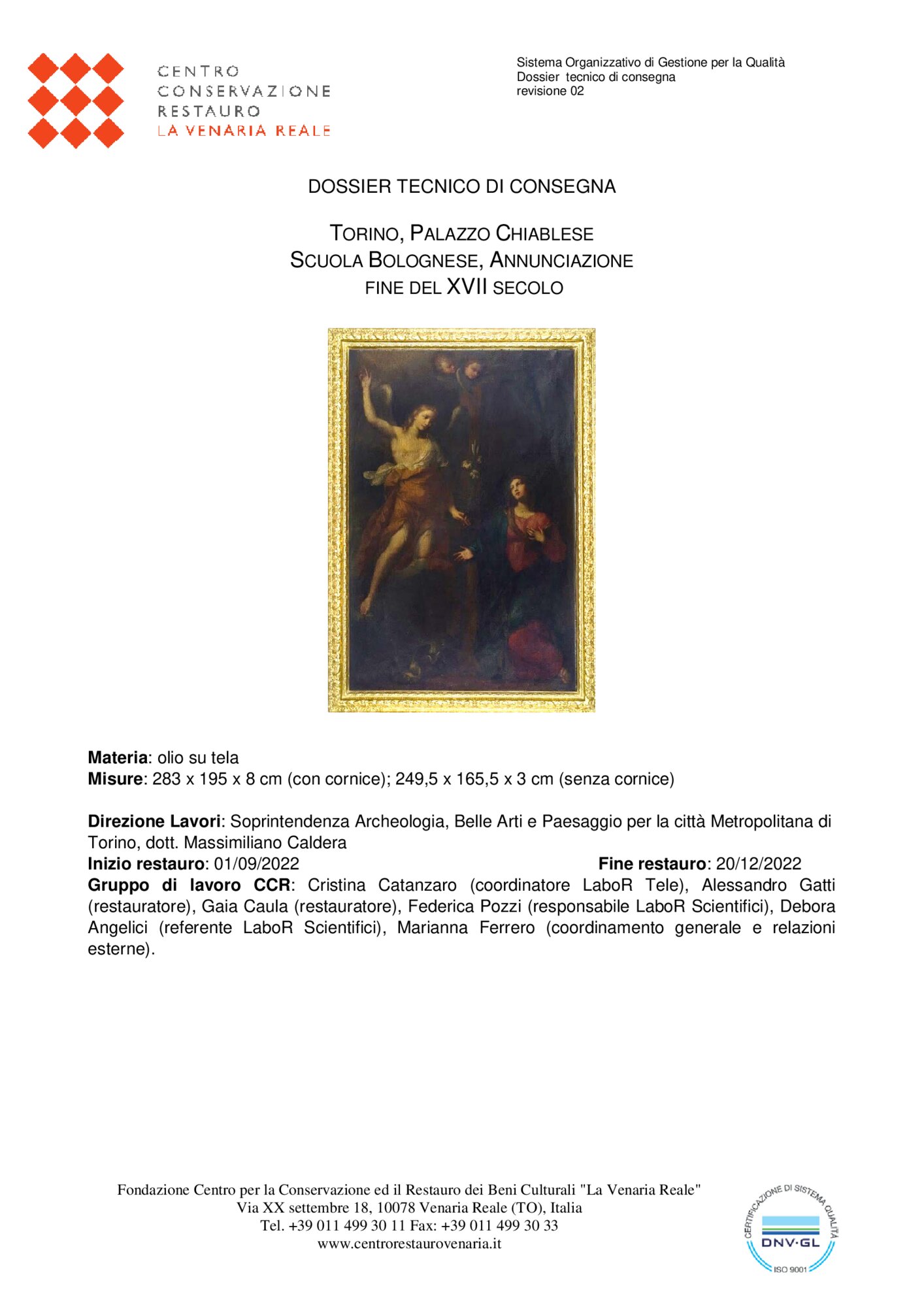 107-TE-2022_Torino, Palazzo Chiablese, Annuciazione