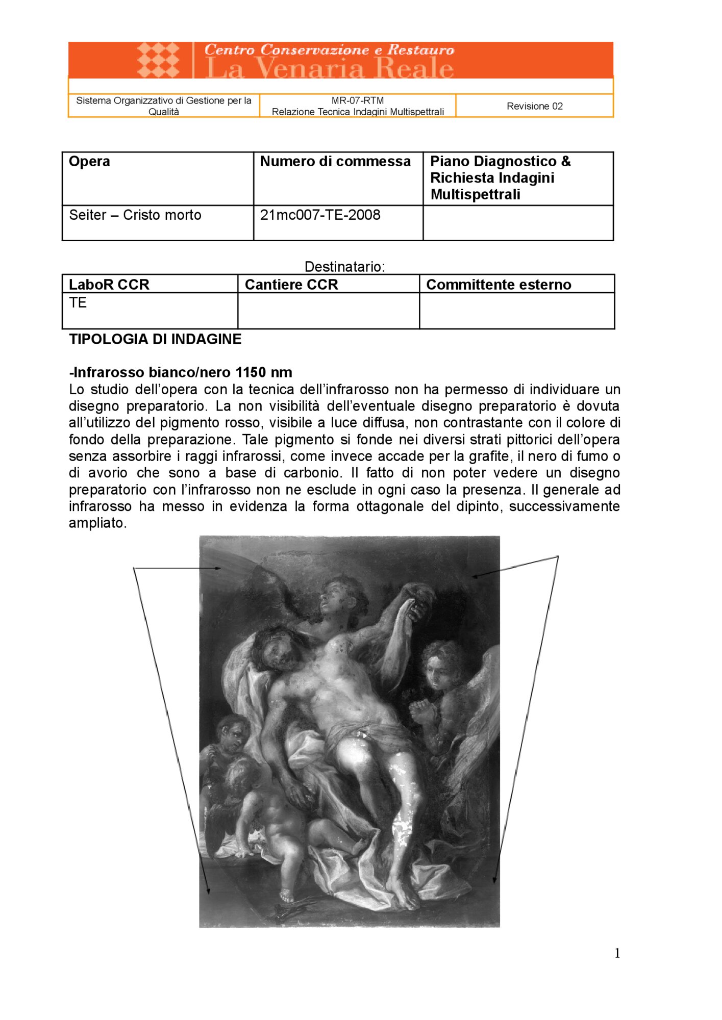 Relazione indagini multispettrali