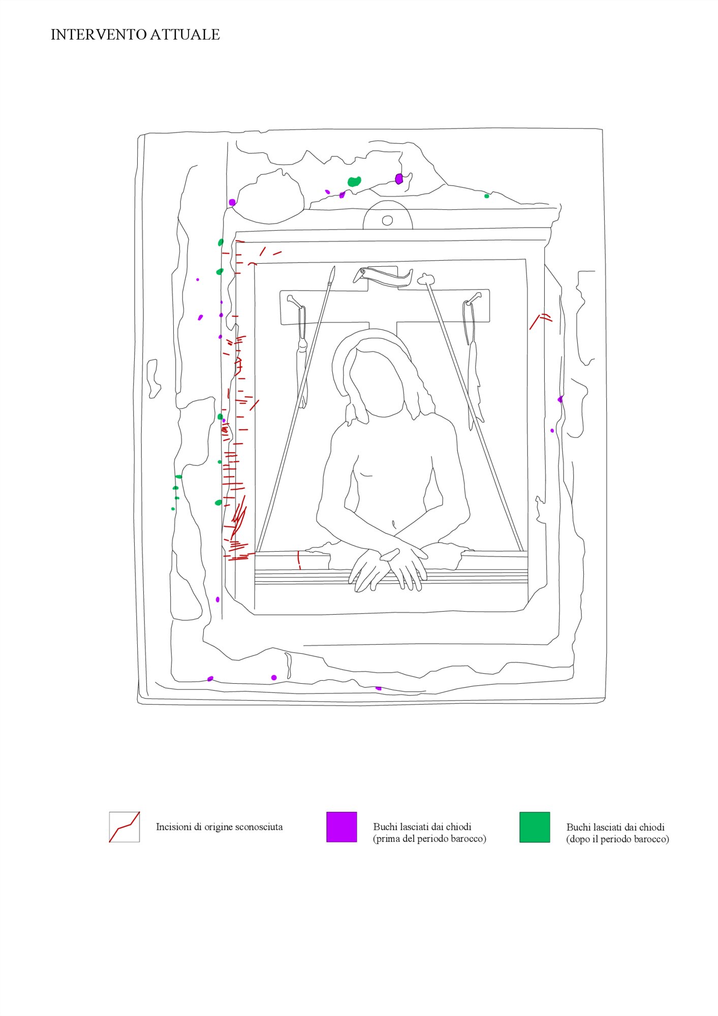 Mappatura grafica intervento di restauro