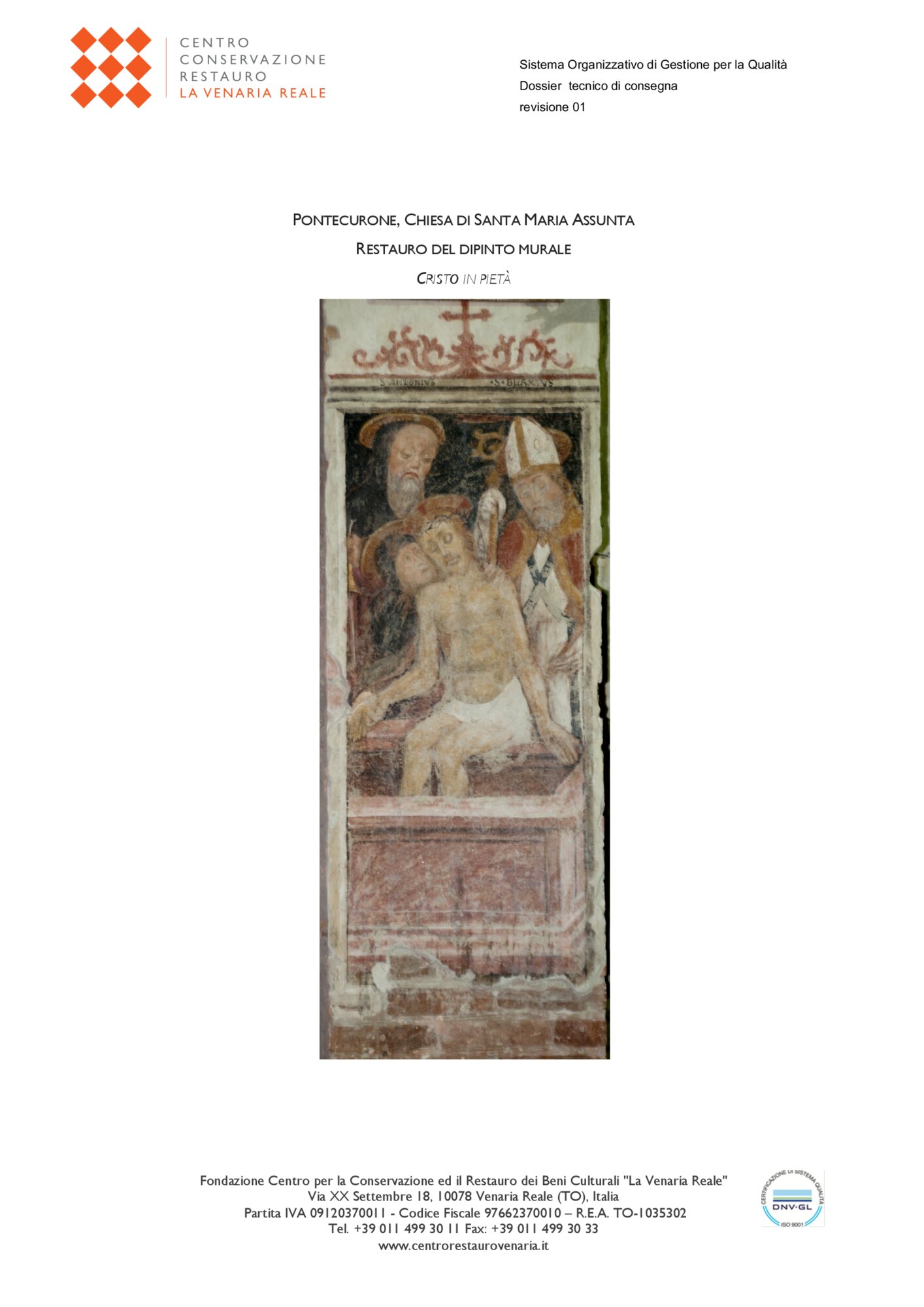 46-CR-2019_Pontecurone, Chiesa di Santa Maria Assunta, Cristo in pietà, con la Vergine, Sant’Antonio Abate e  San Biagio