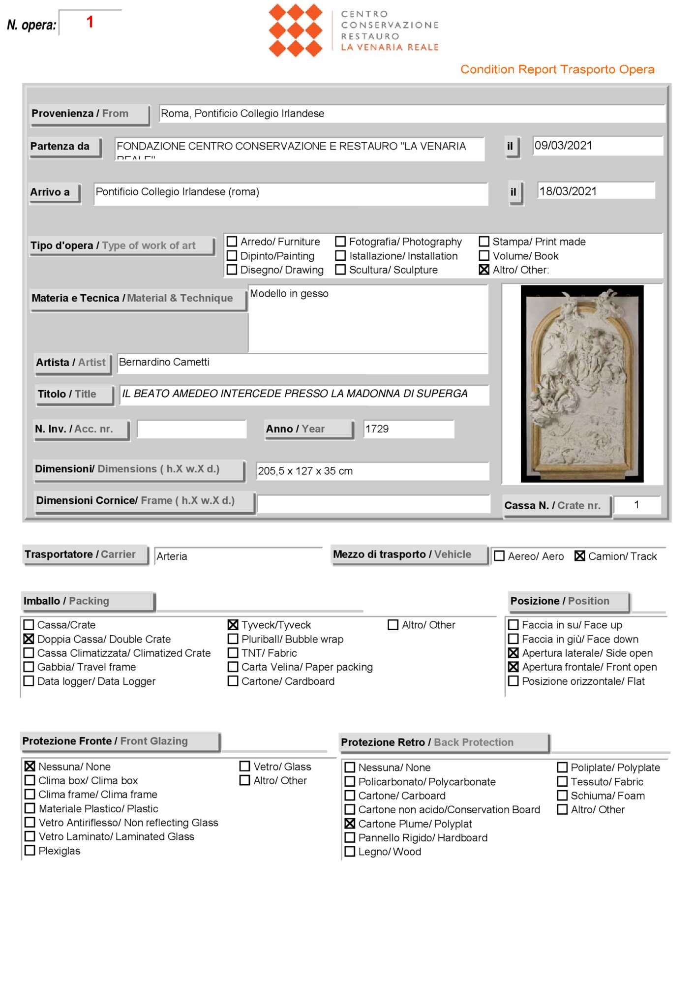 Condition report