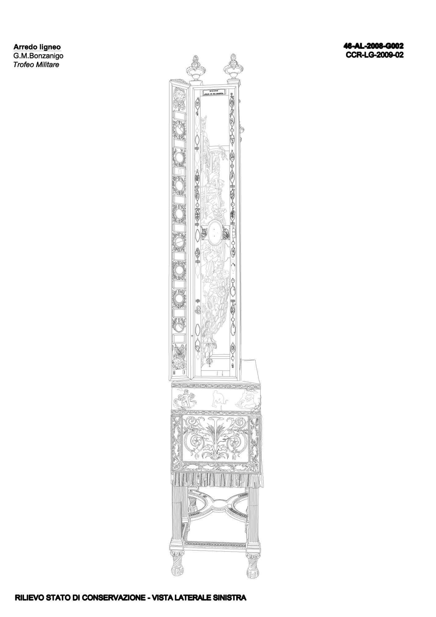 Graphic mapping state of conservation