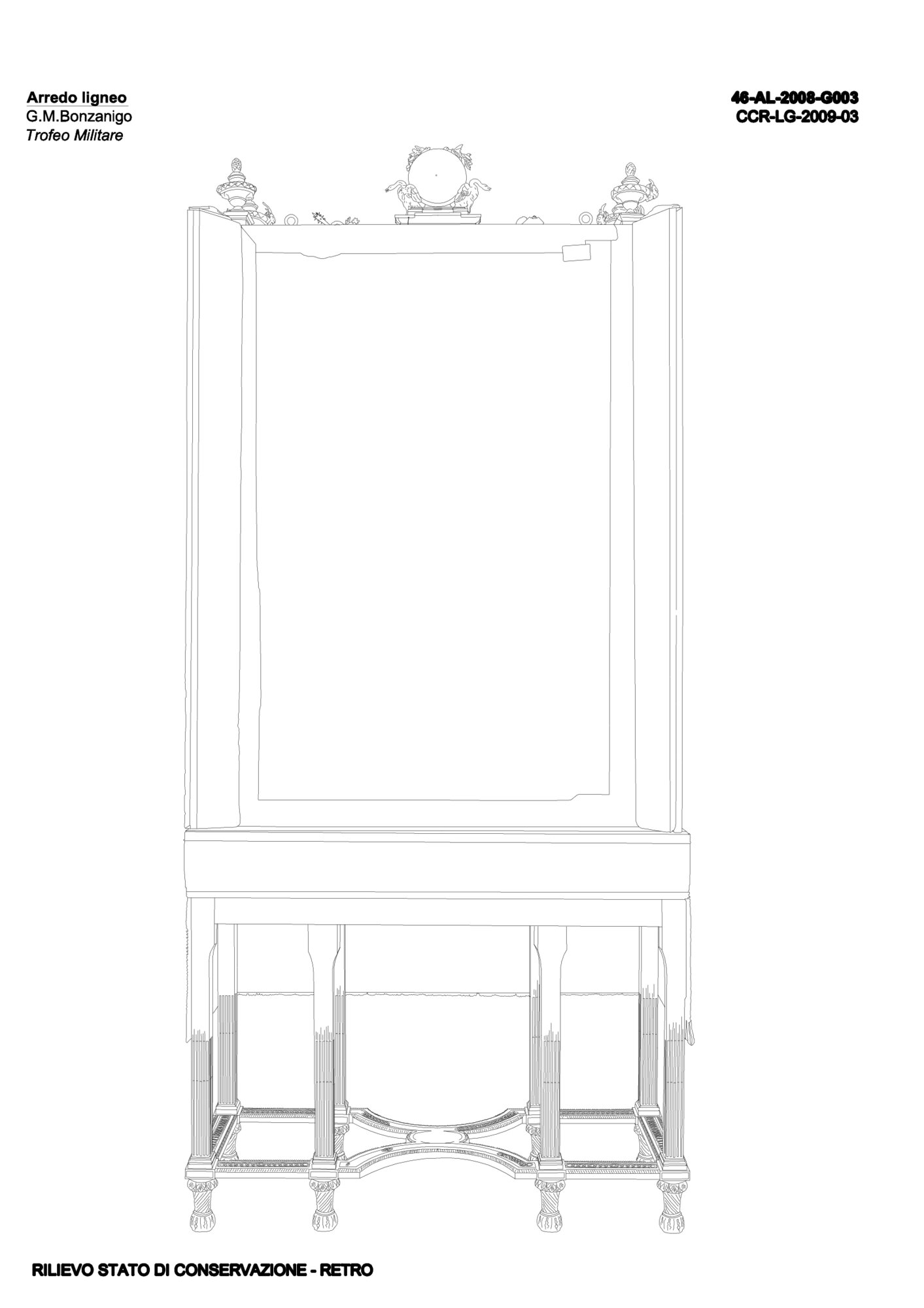 Graphic mapping state of conservation 