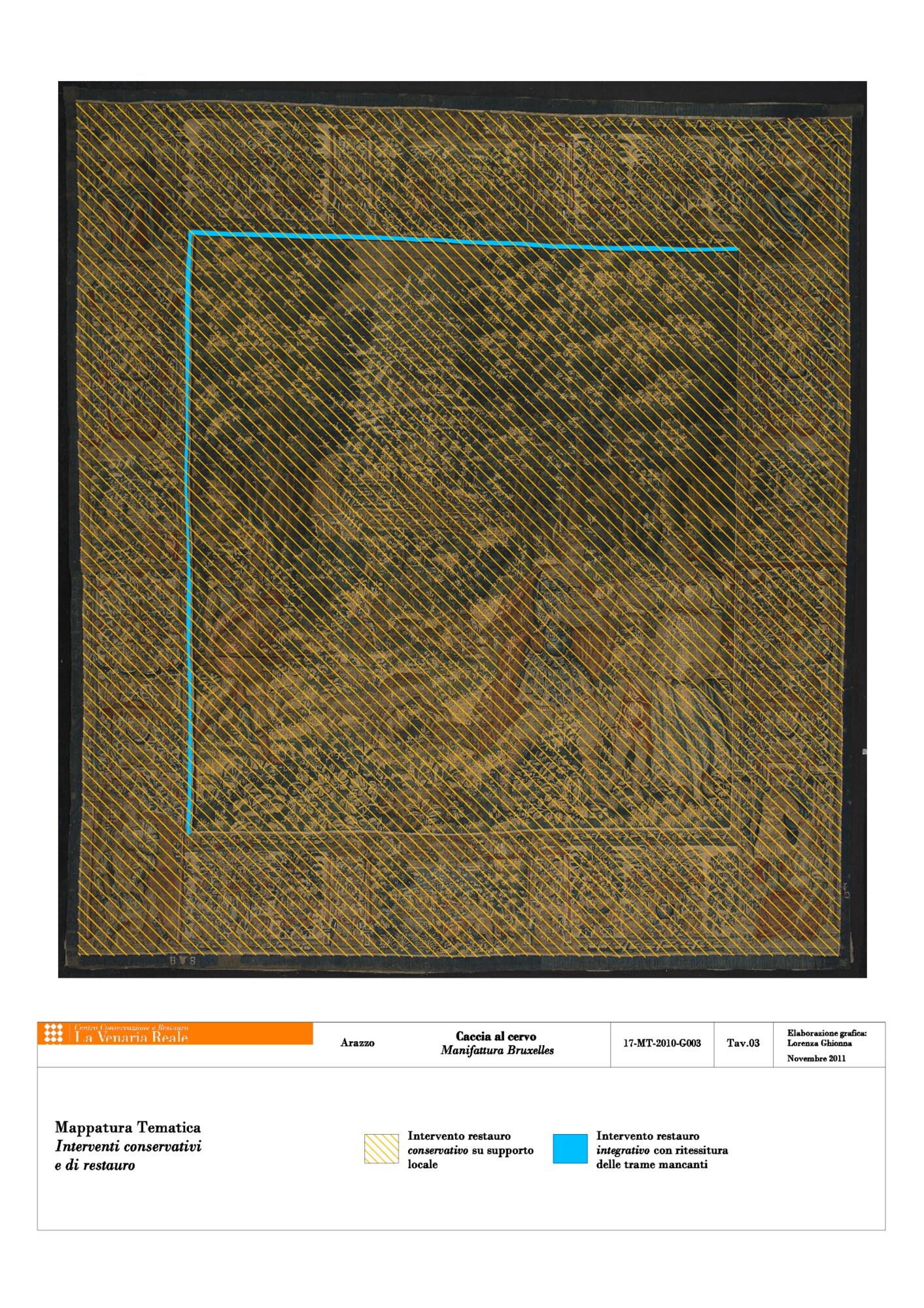 Mappatura grafica interventi di conservazione e restauro