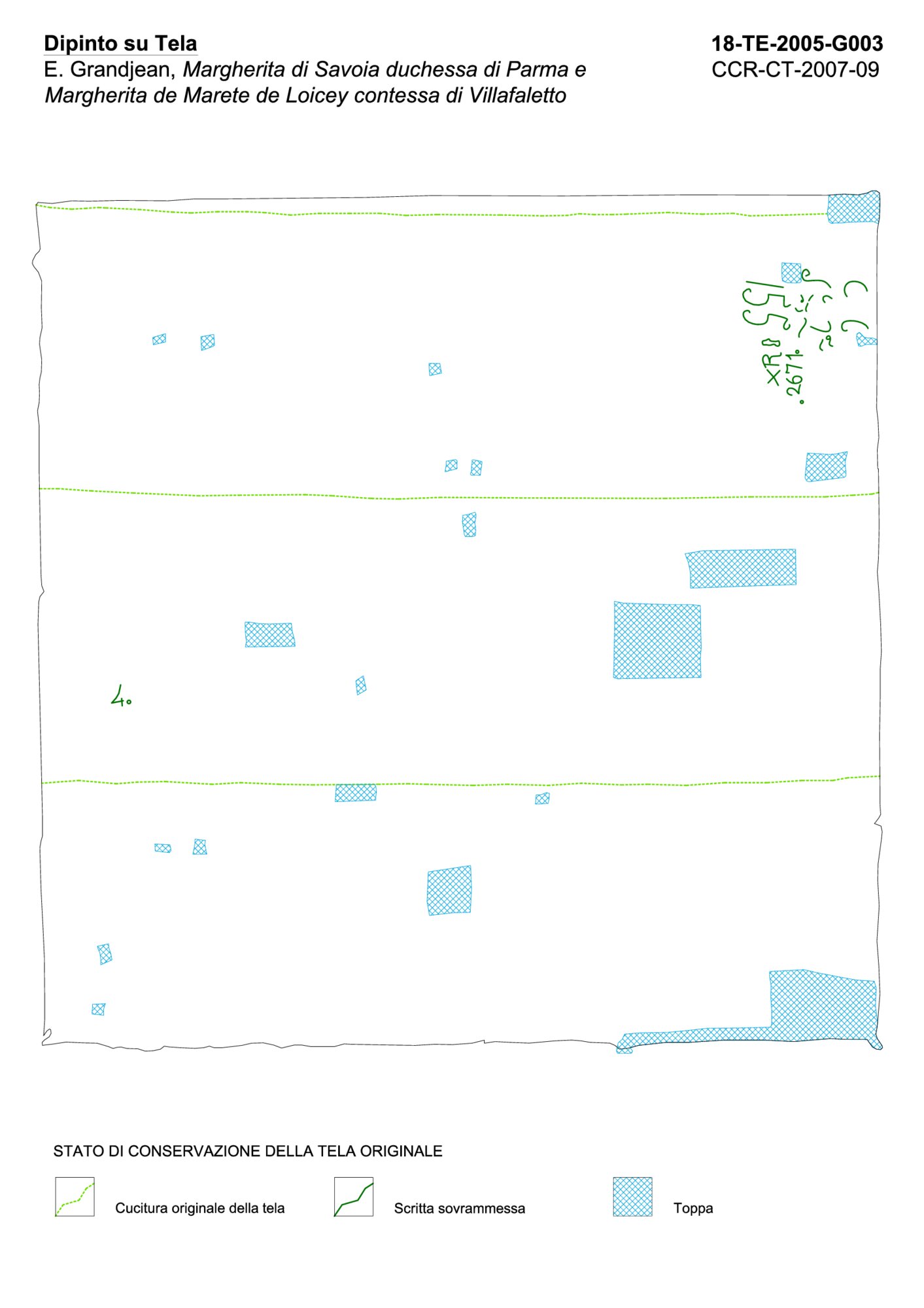 Mappatura grafica stato di conservazione