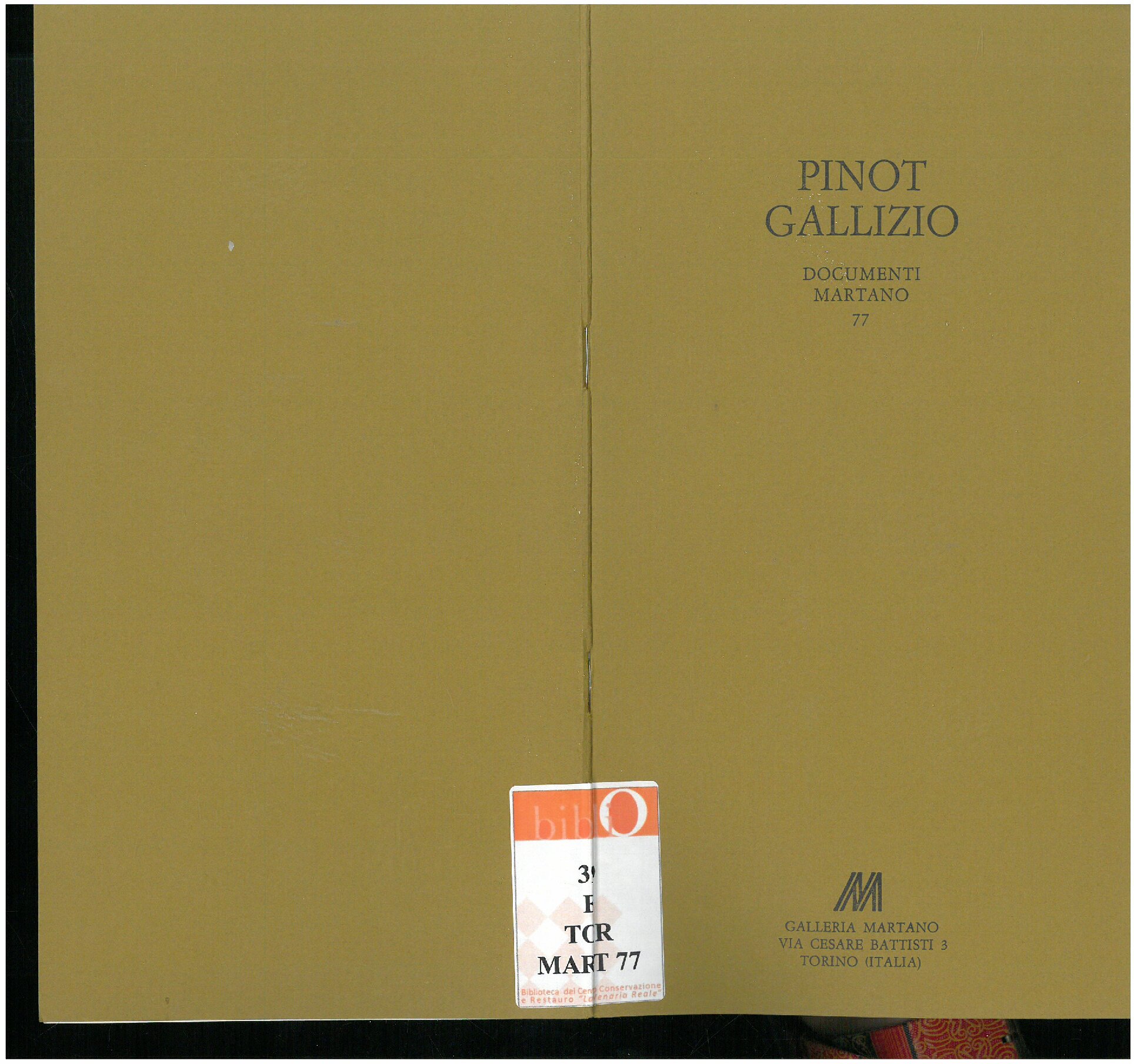 Pinot Gallizio. Novembre - Dicembre 1983