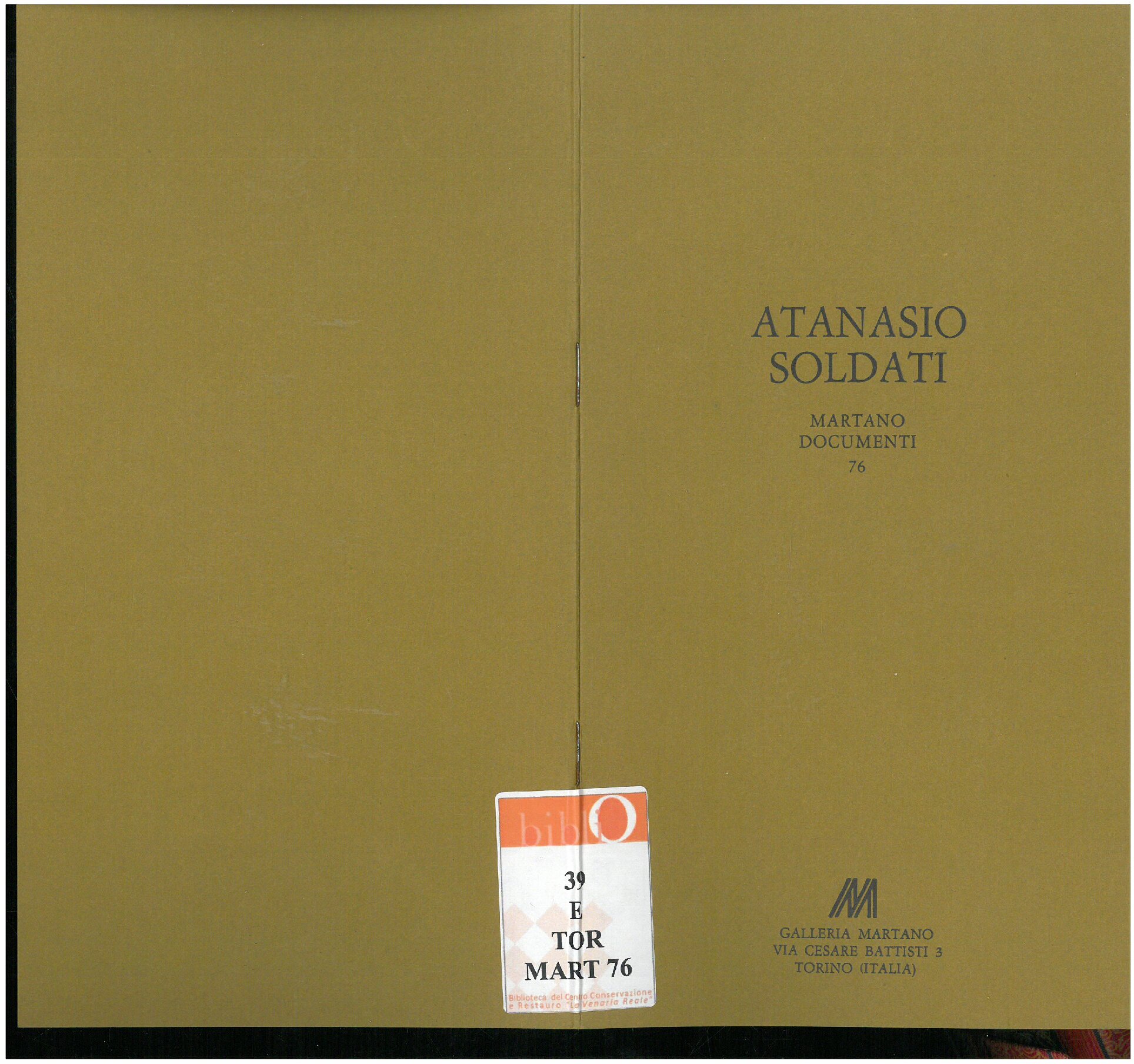 Atanasio Soldati. Ottobre - Novembre 1983