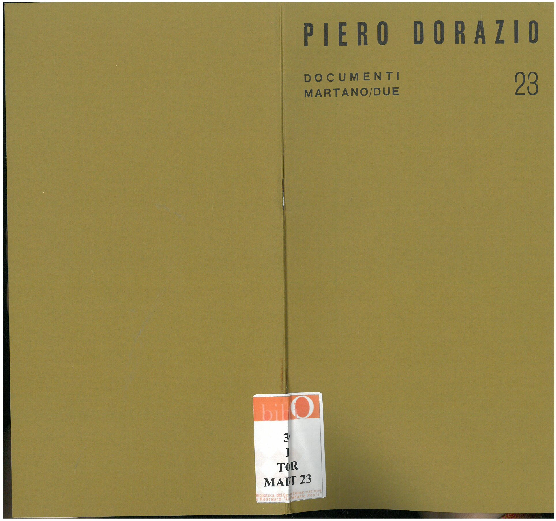 Piero Dorazio. Febbraio 1970