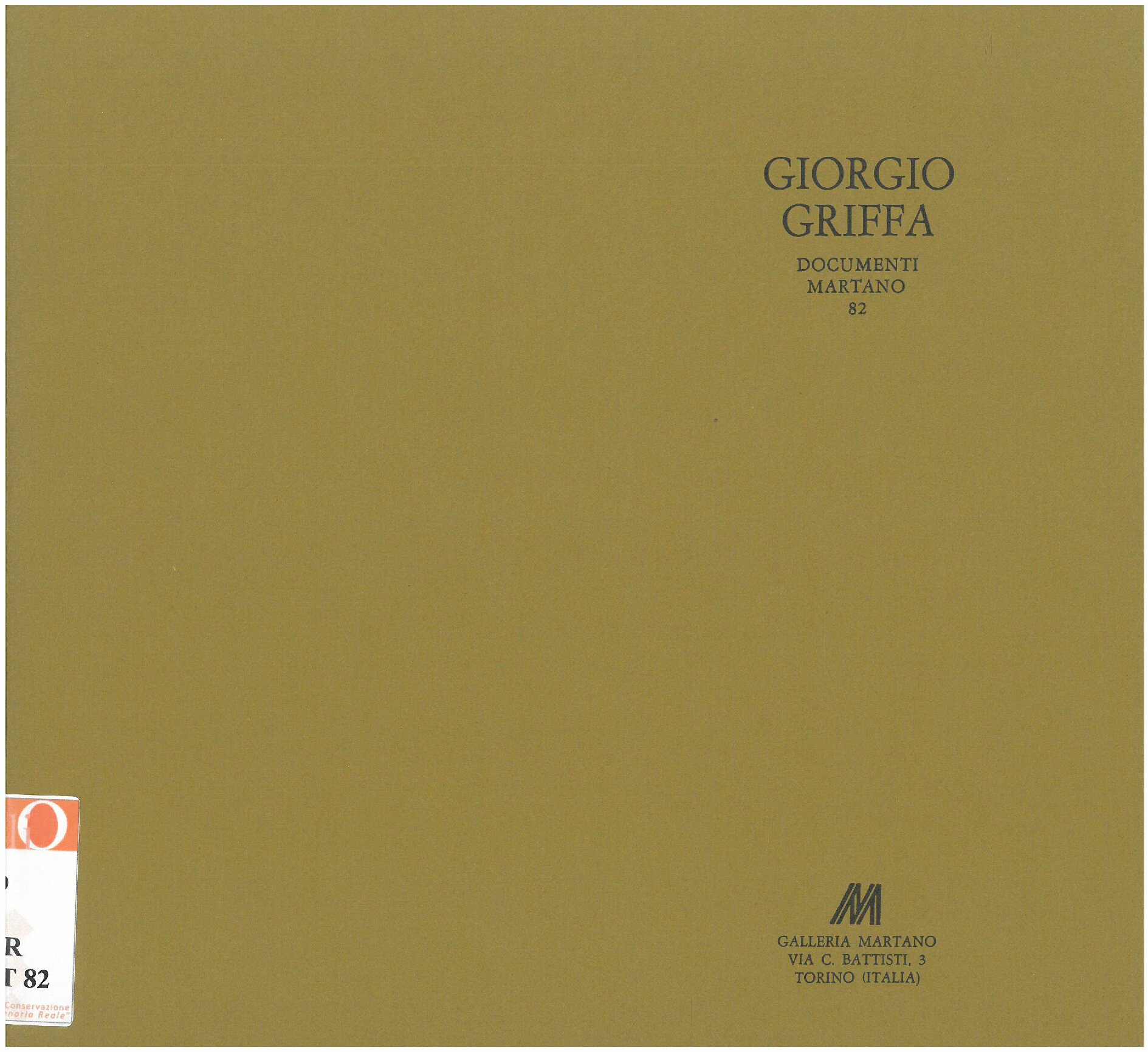 Giorgio Griffa. Ottobre - Novembre 1985