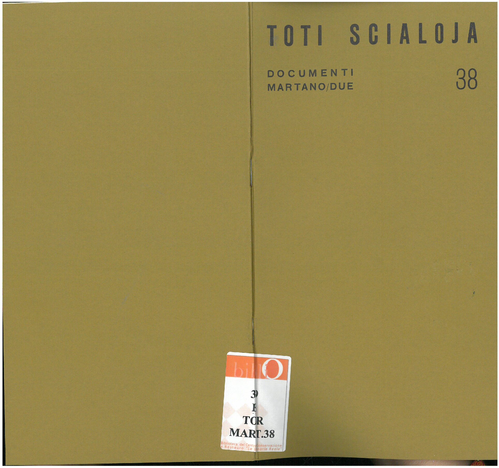 Toti Scialoja. Marzo 1972