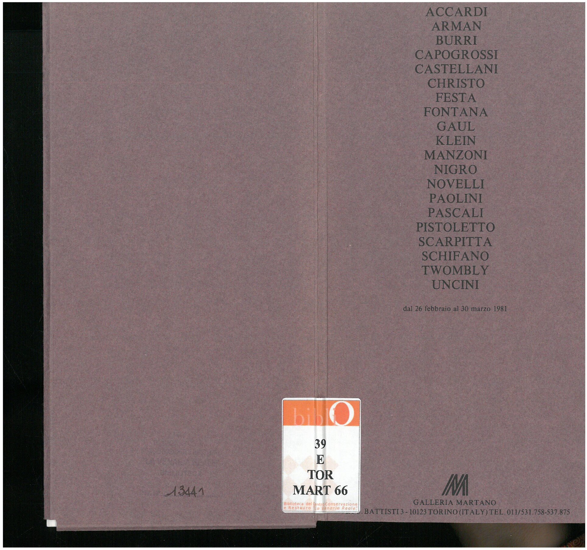 Anni 60. Febbraio - Marzo 1981