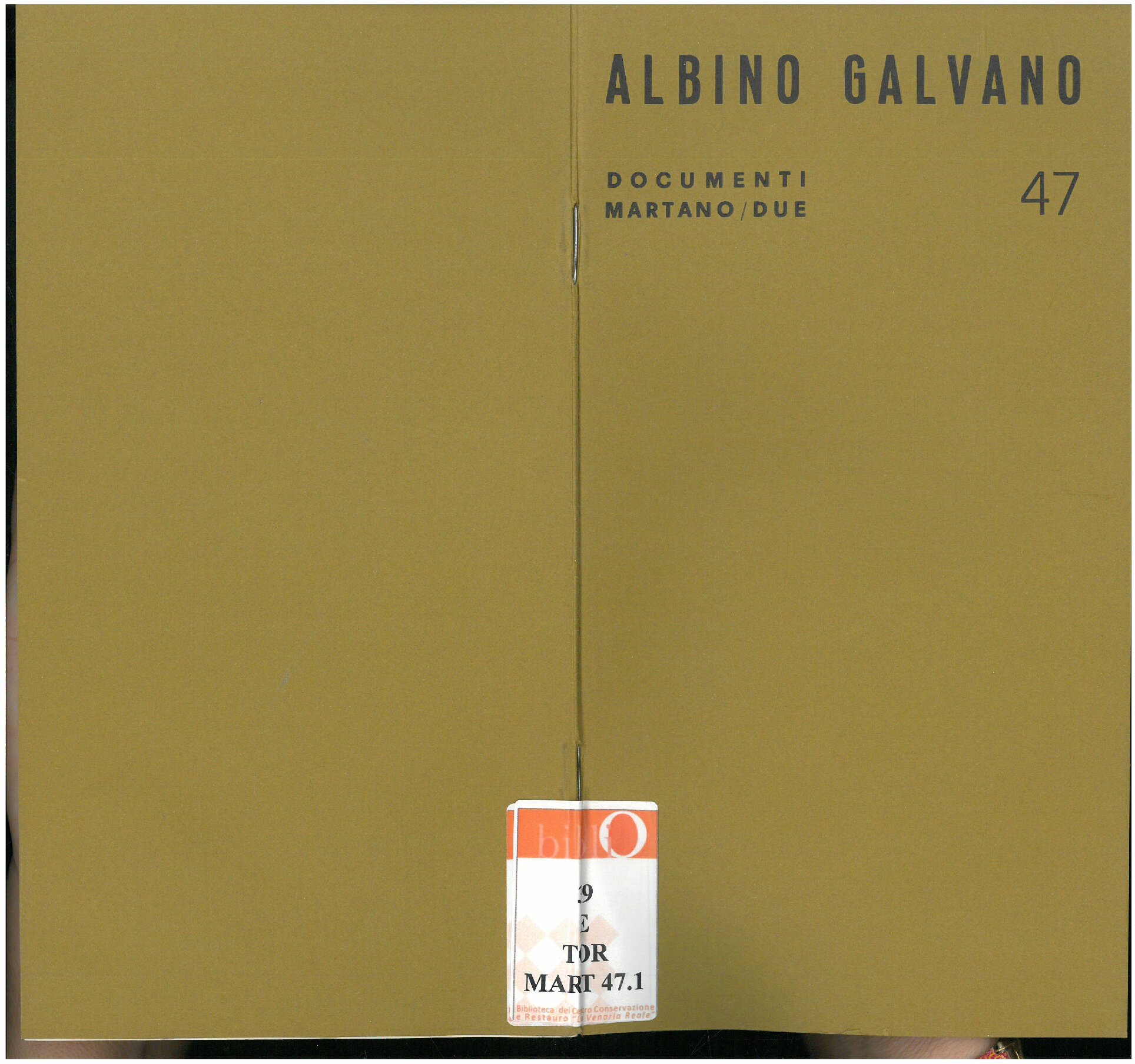 Albino Galvano. Marzo - Aprile 1974