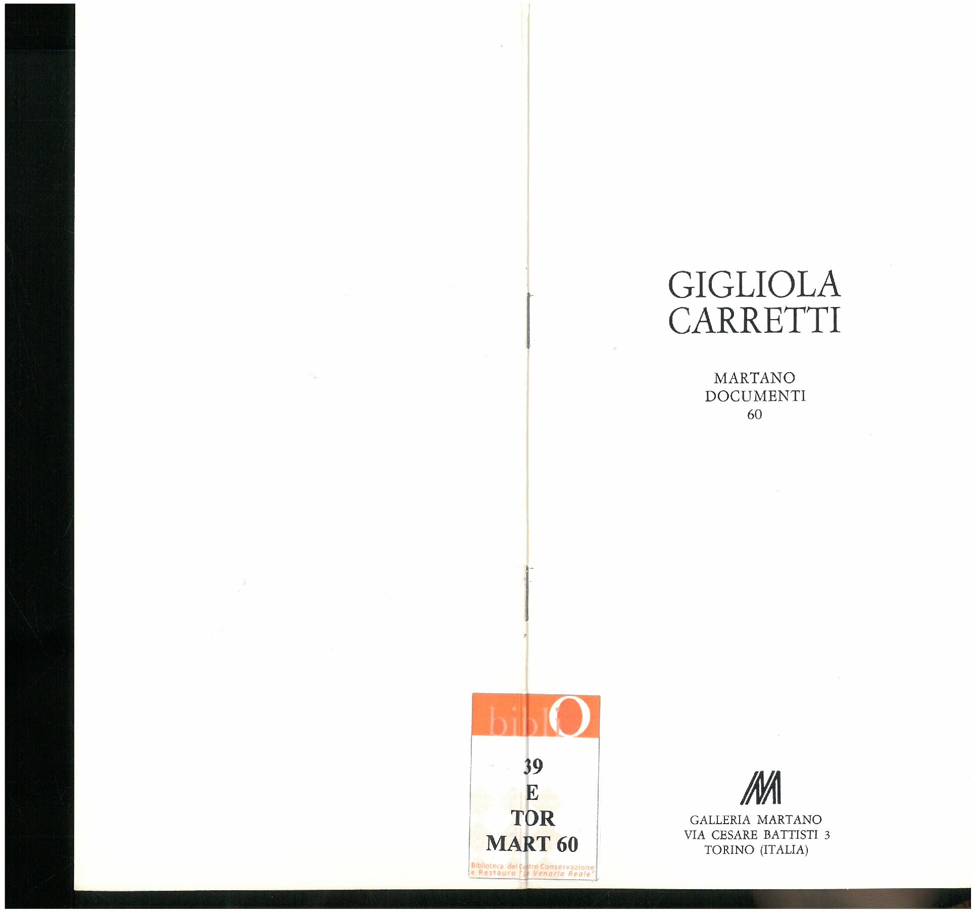 Gigliola Carretti. Maggio - Giugno 1978