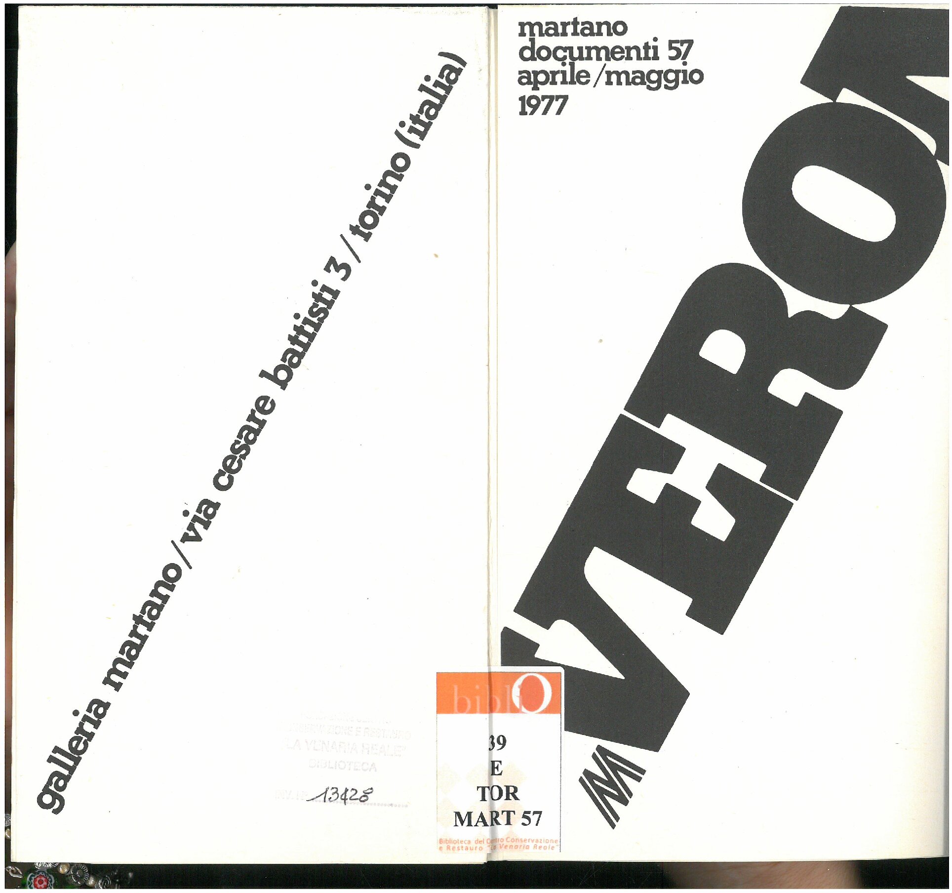 Luigi Veronesi. Aprile - Maggio 1977