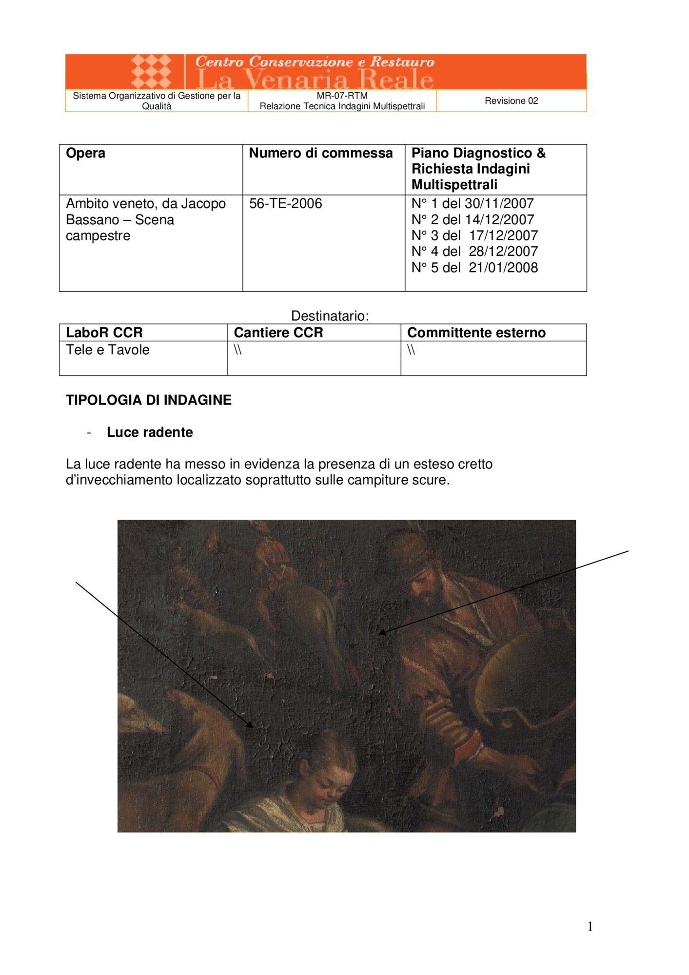 Technical Report on Multispectral Investigations