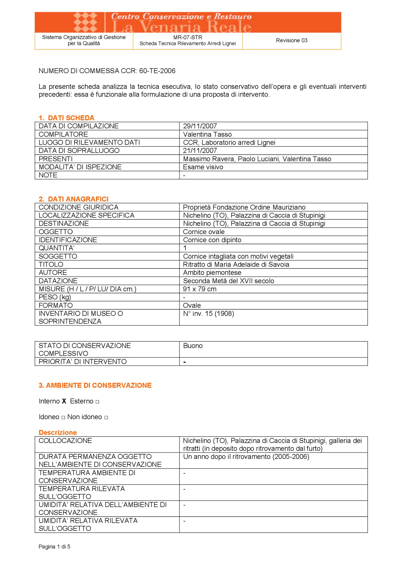 Frame Detection Data Sheet