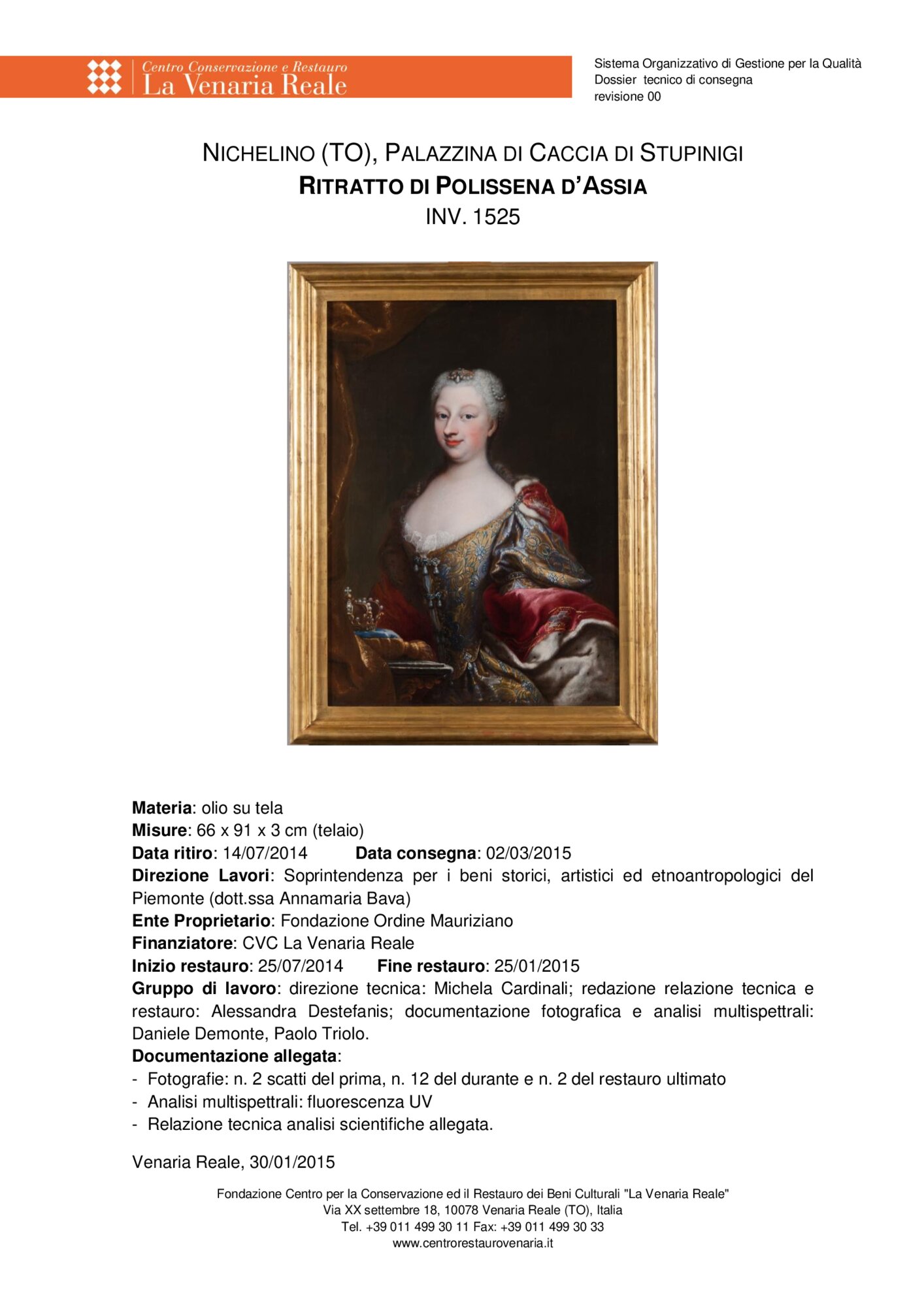 Dossier di consegna