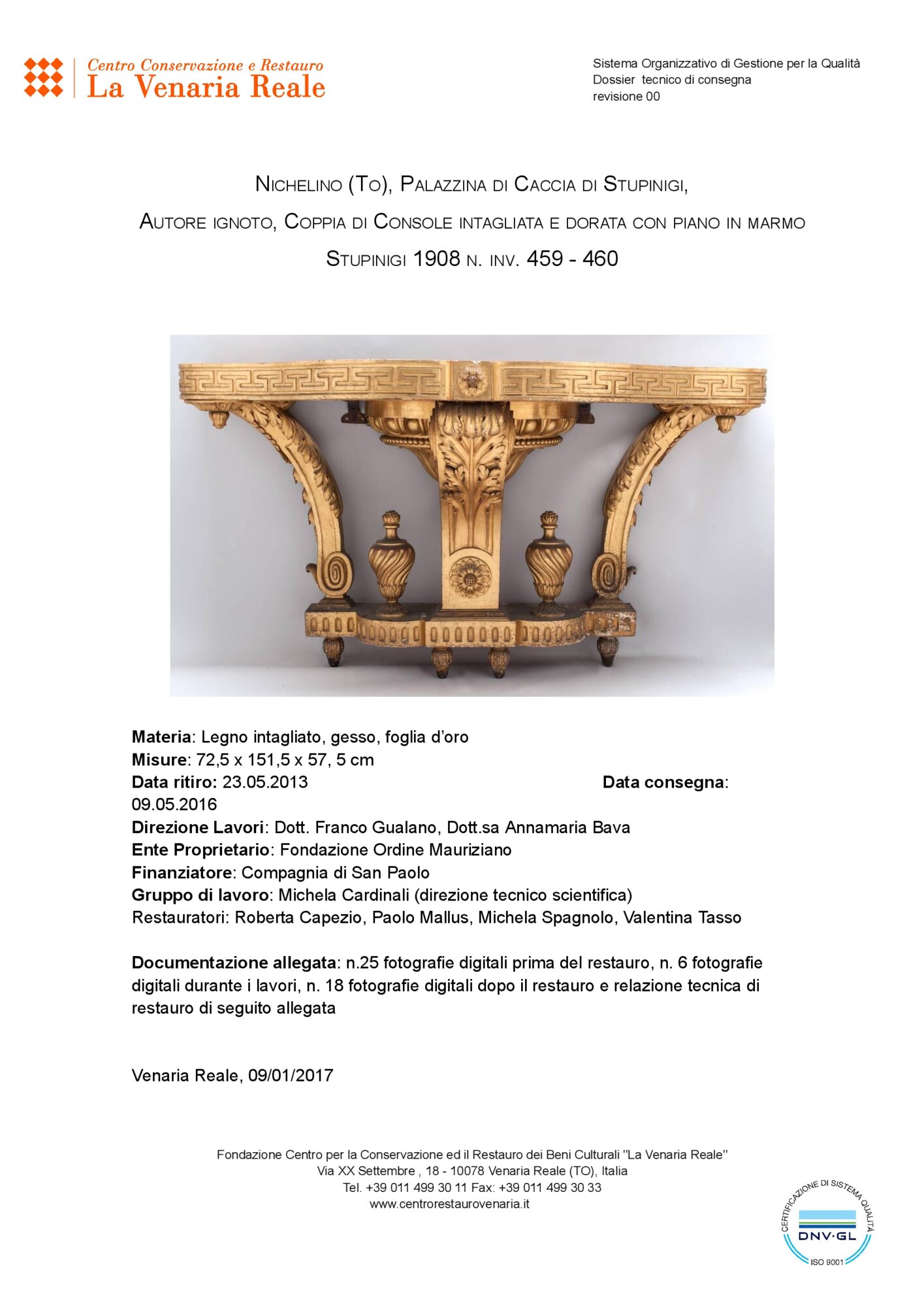 Technical Delivery Dossier