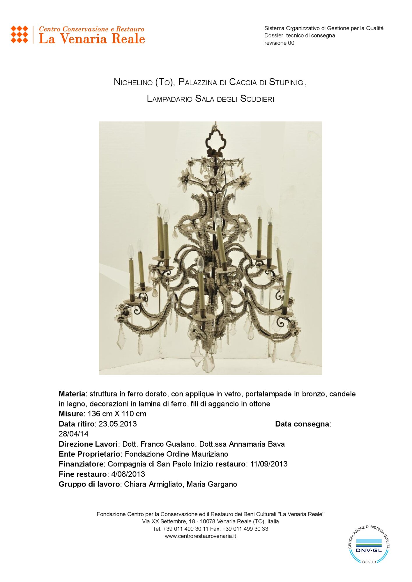 Technical Delivery Dossier