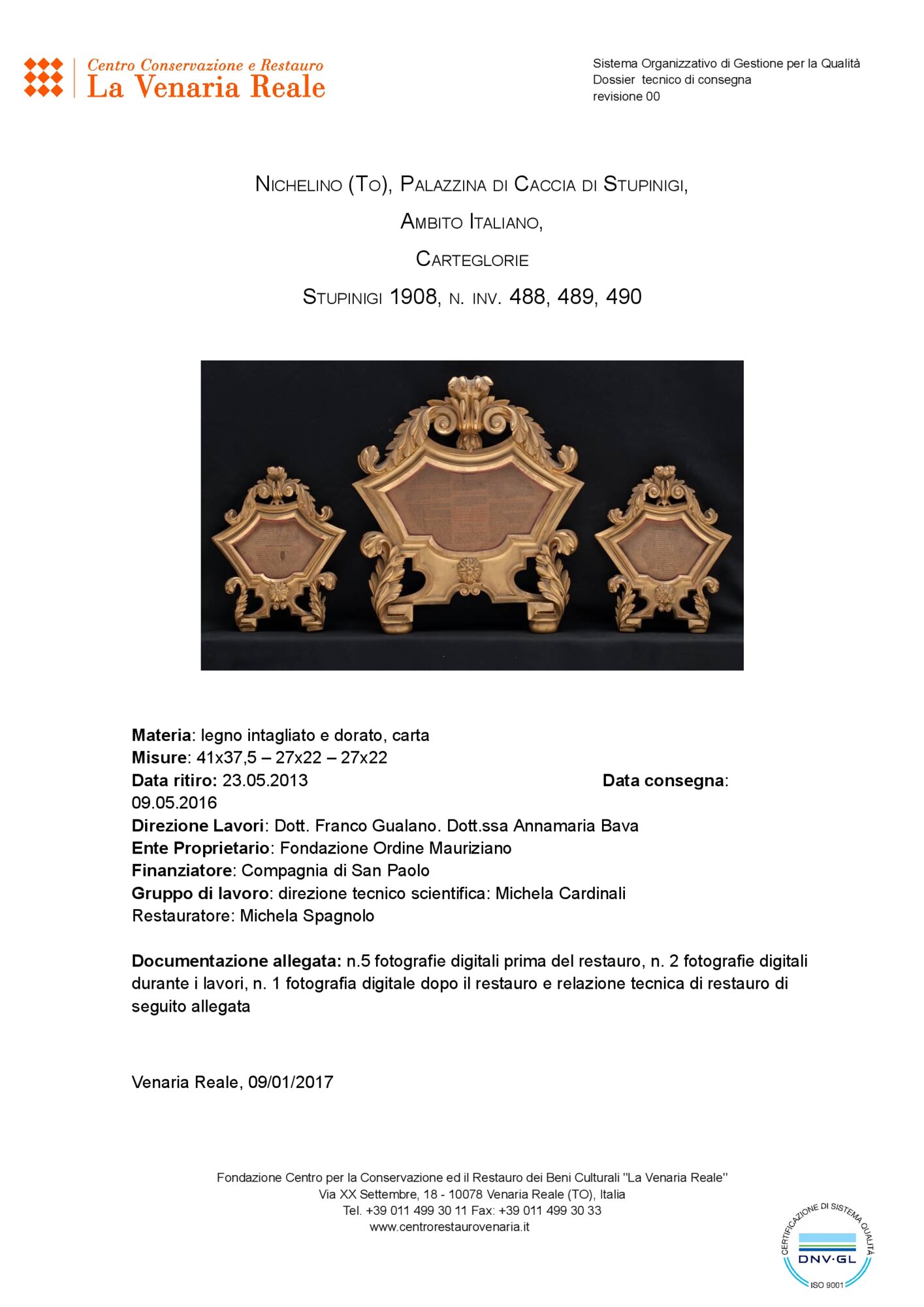 Technical Delivery Dossier