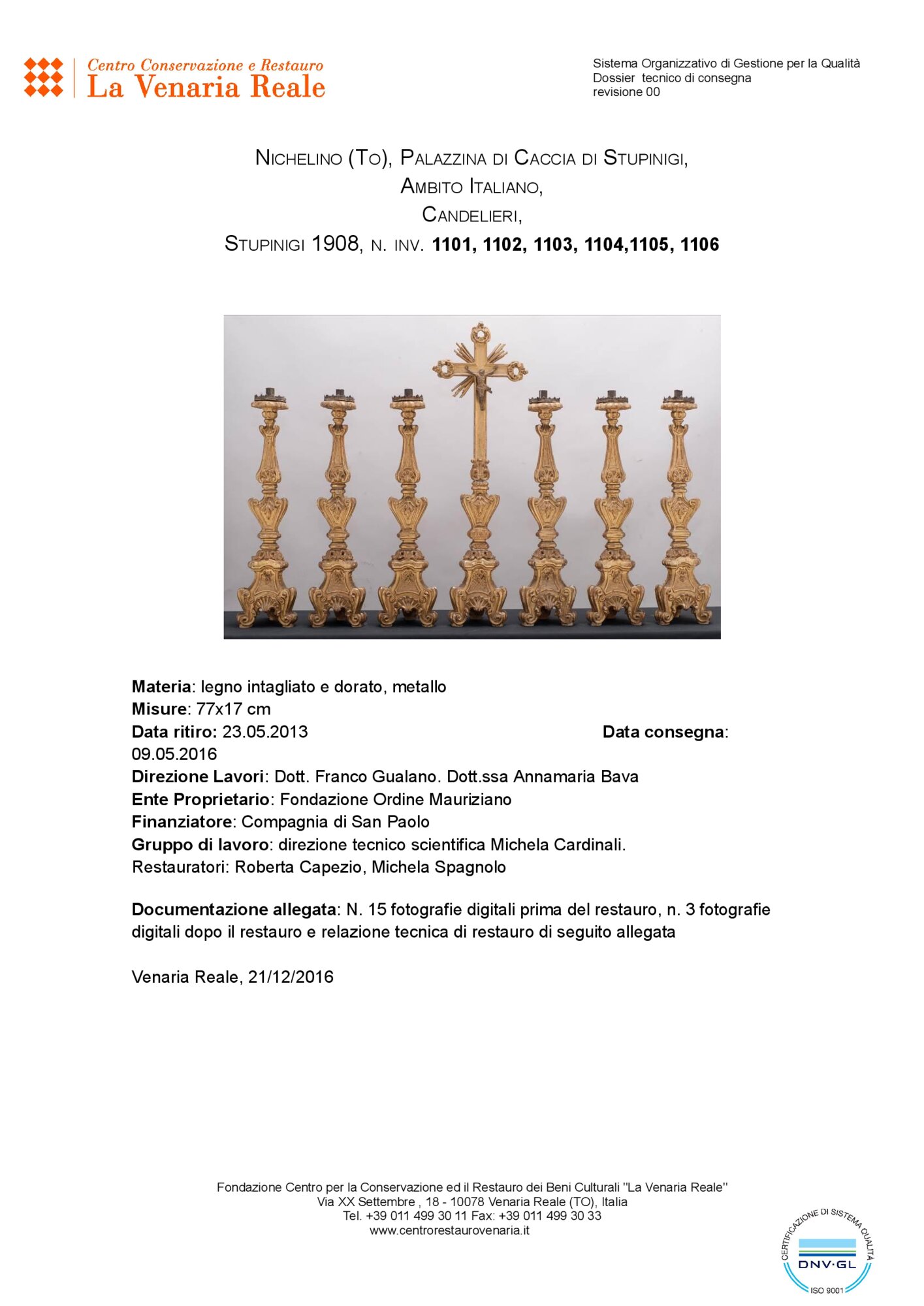 Technical Delivery Dossier