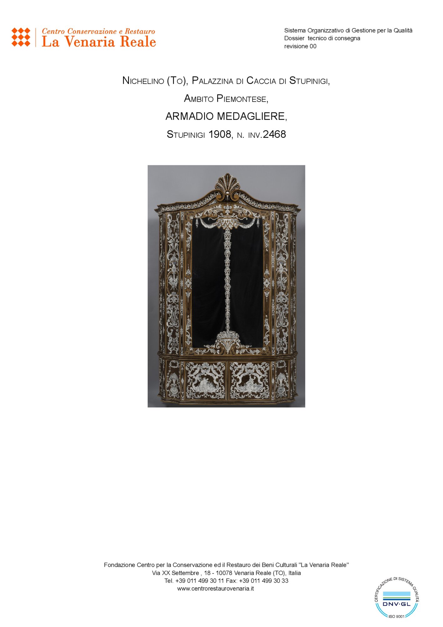 Technical restoration report