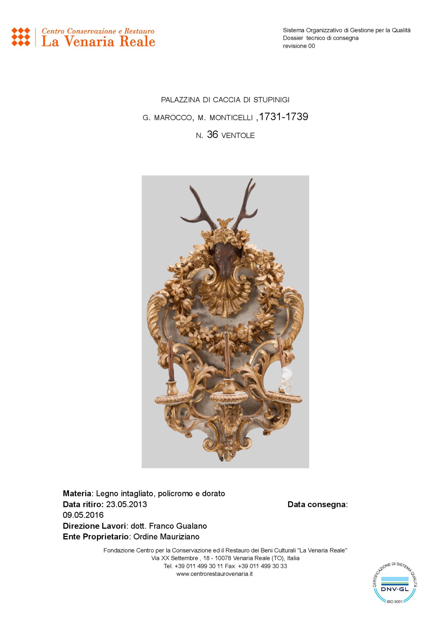 Technical restoration report