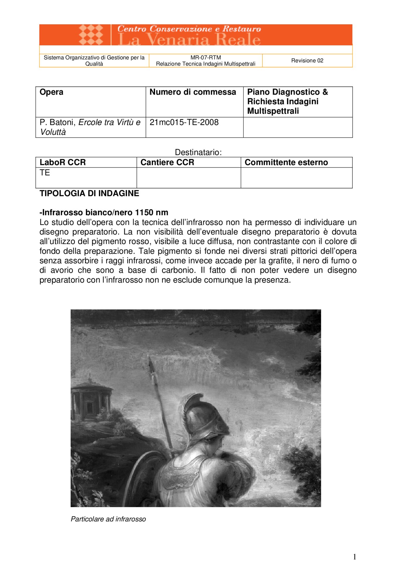 Technical Report on Multispectral Investigations