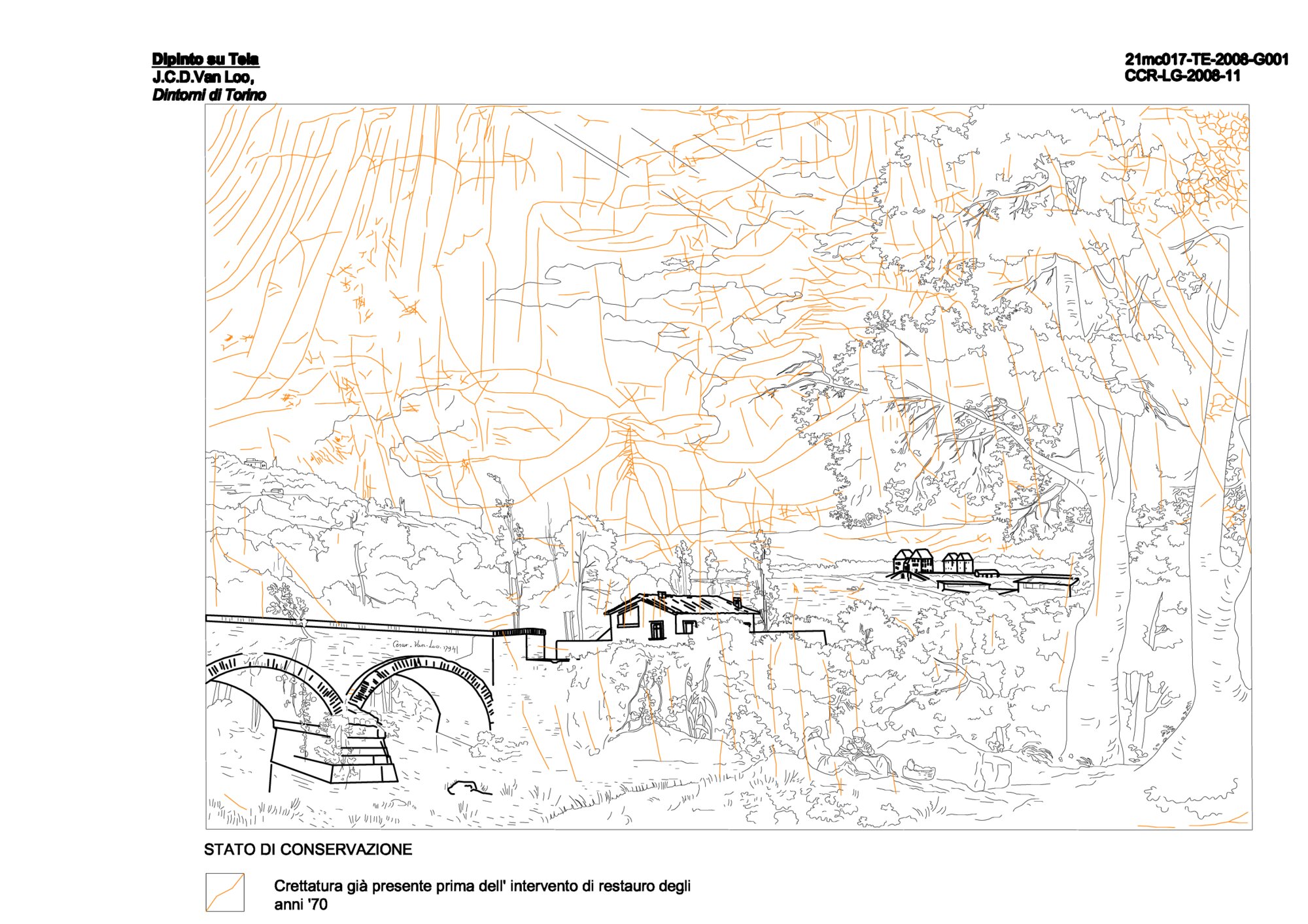 21mc017-TE-2008_Turin, Galleria Sabauda, J. C. D. Van Loo, View of the surroundings of Turin with aurora effect, inv. 504, cat. 355
