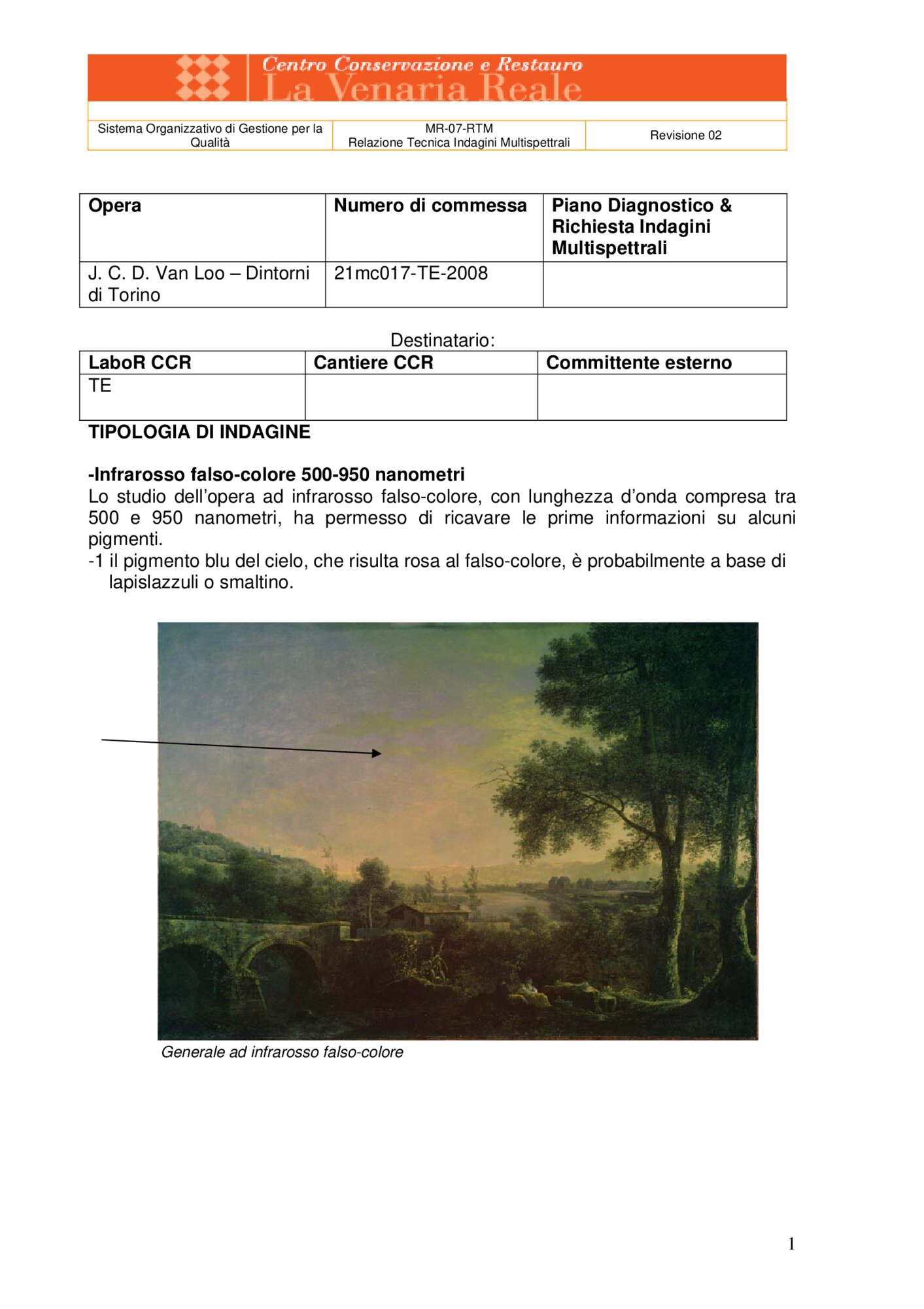 Technical Report on Multispectral Investigations