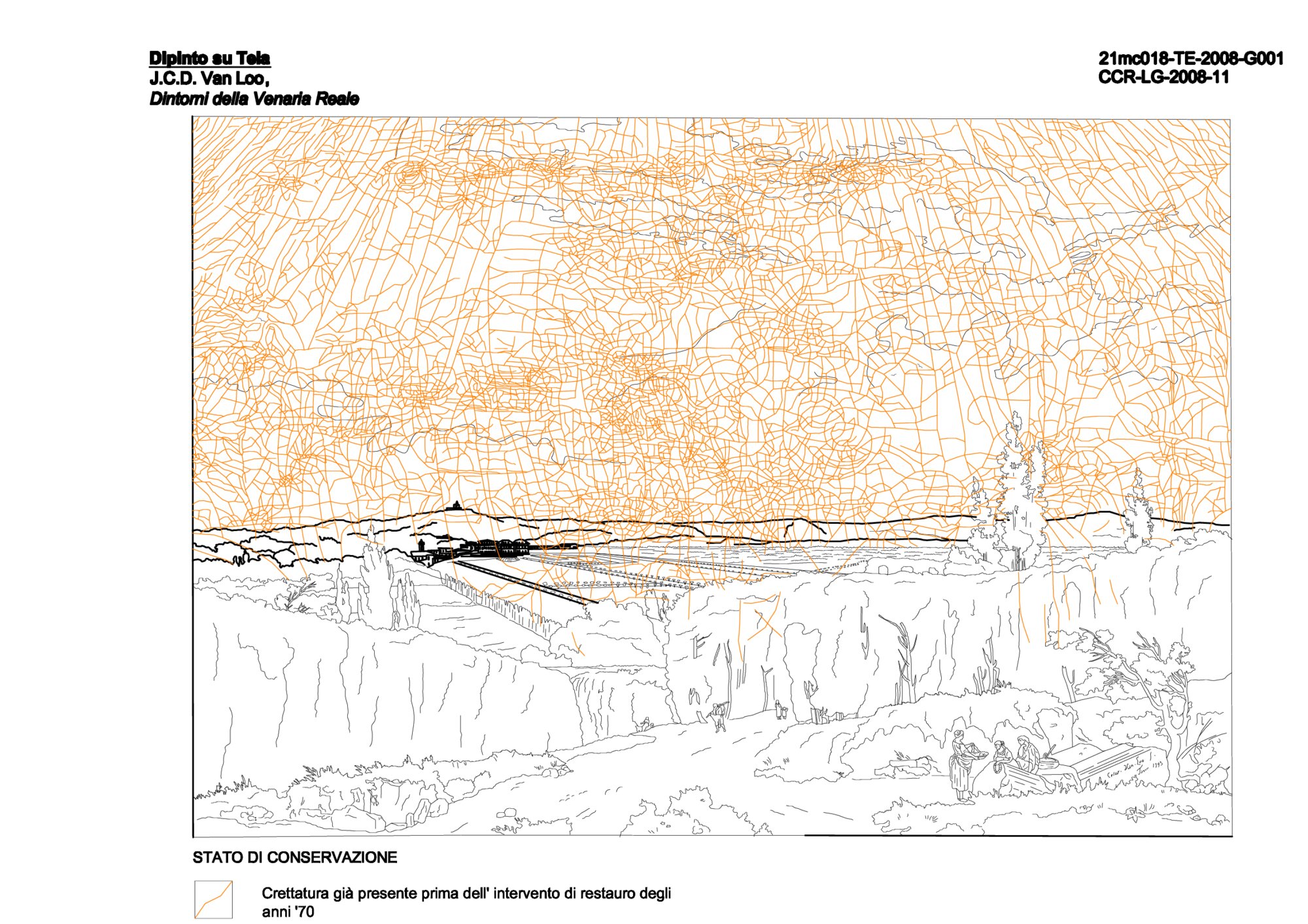 21mc018-TE-2008_Turin, Galleria Sabauda, J. C. D. Van Loo, Dintorni della Venaria Reale with sunset effects, inv. 501, cat. 351
