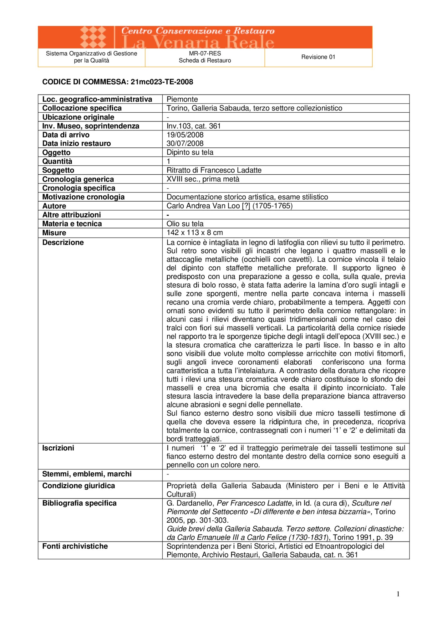 21mc023-MT-2008_Turin, Galleria Sabauda, C. Van Loo, Portrait of Francesco Ladatte, inv. 103, cat. 361