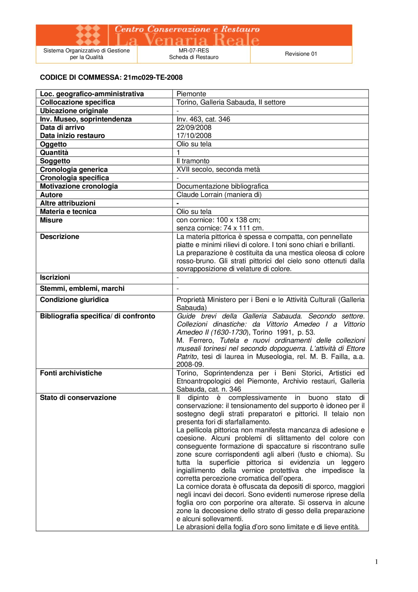 21mc029-TE-2008_Turin, Galleria Sabauda, Il tramonto, inv. 463, cat. 346