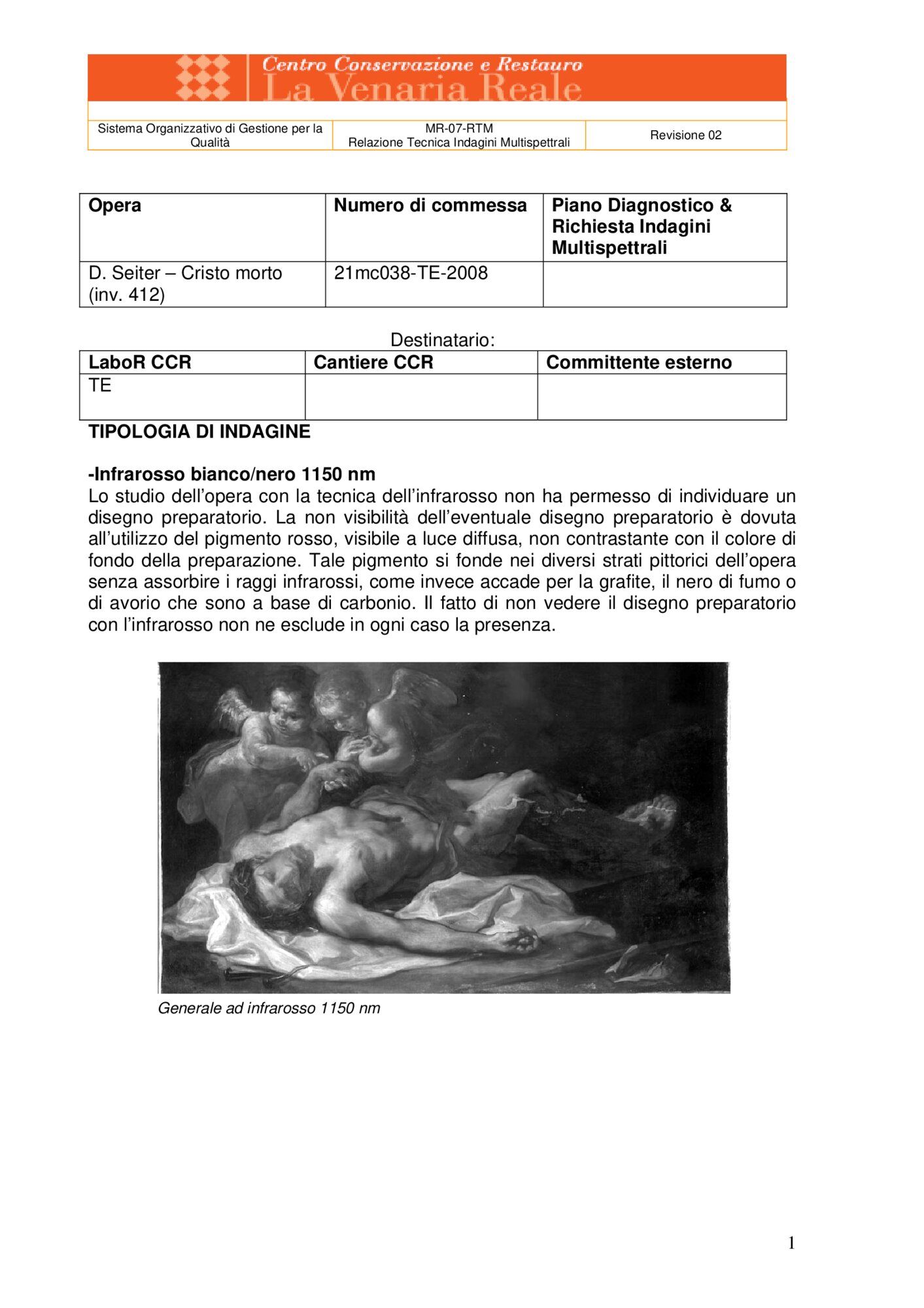 Technical Report on Multispectral Investigations