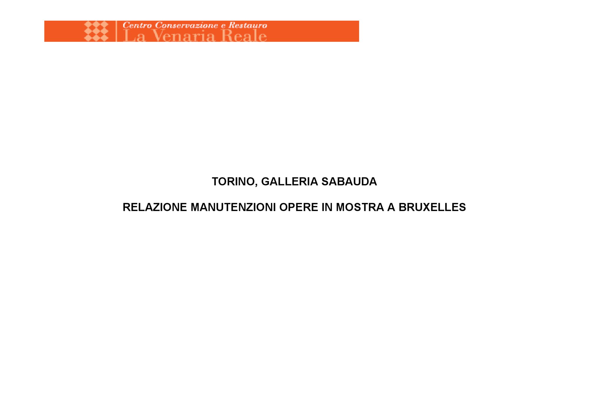 Maintenance report show Brussels