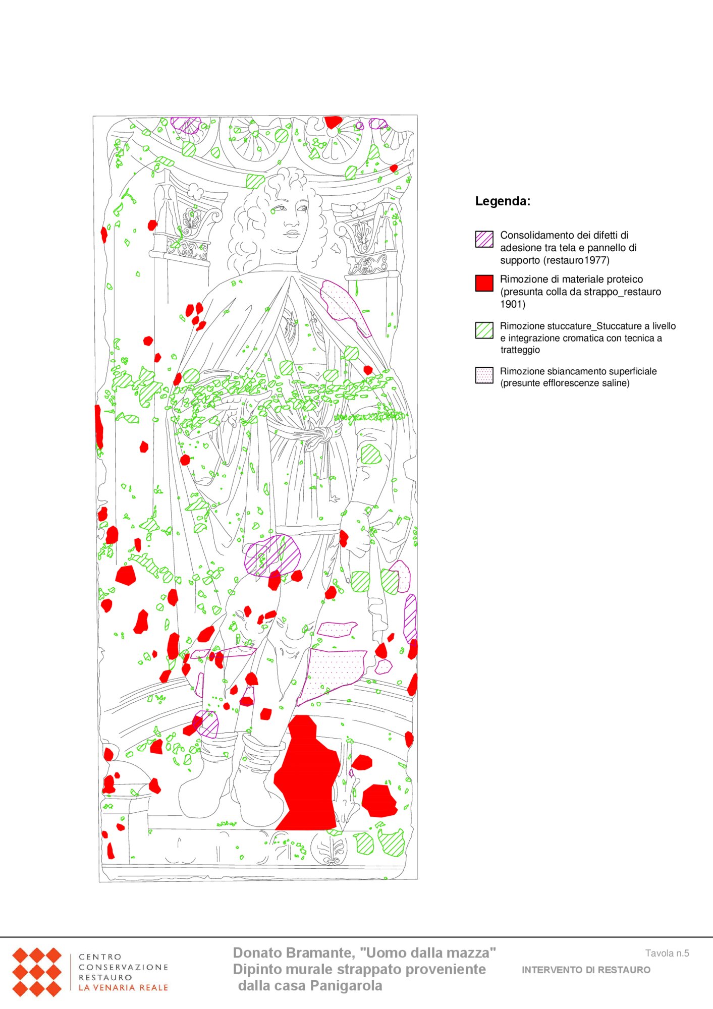Mappatura grafica intervento di restauro