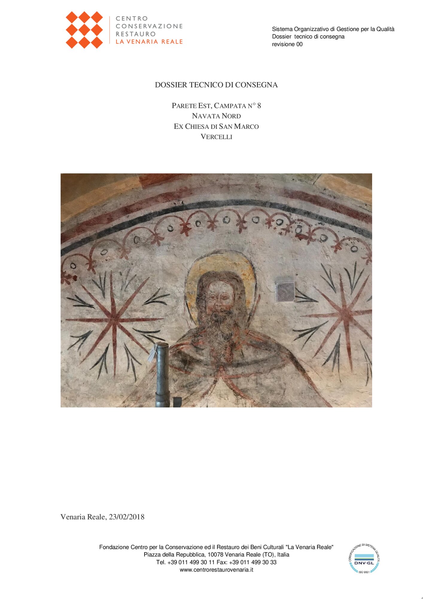77-DM-2017_Vercelli, ex Chiesa di San Marco, Parete est della campata 8 navata nord, S. Antonio e fedeli in preghiera