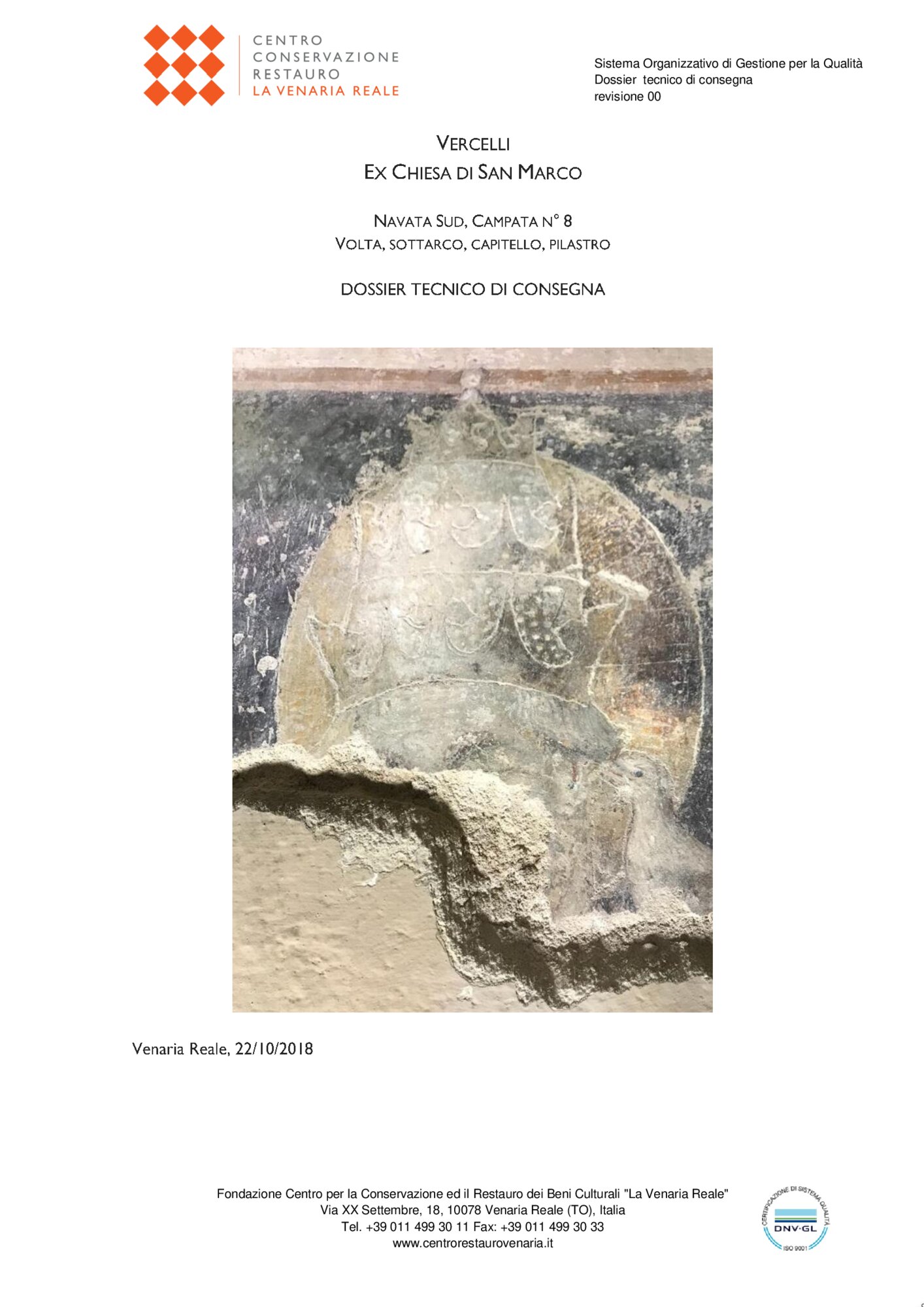 86-CR-2018_Vercelli, ex Chiesa di San Marco, Volta, sottarco, capitello, pilastro della campata 8 navata sud
