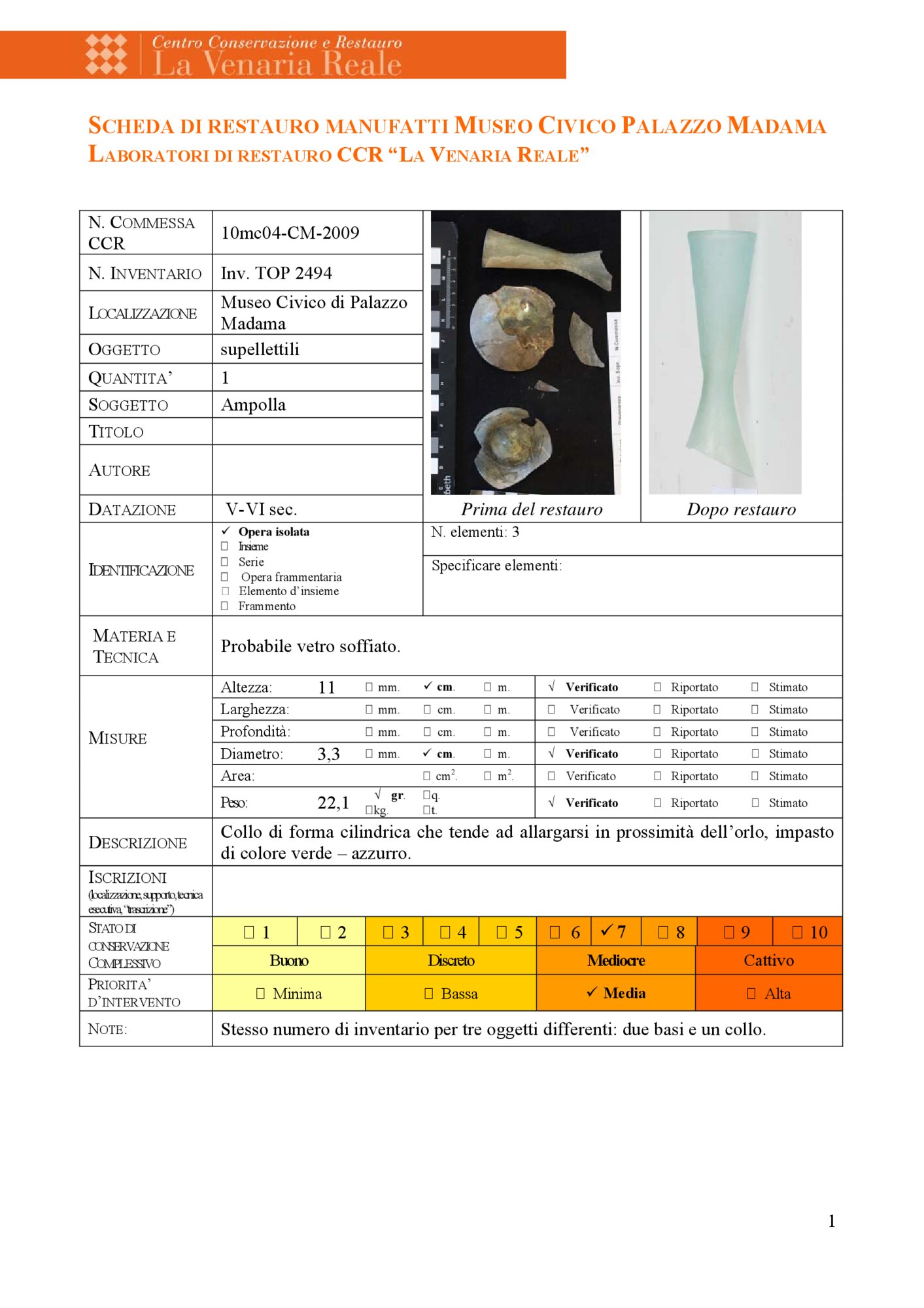 10mc04-CM-2009_Turin, Civic Museum of Ancient Art - Palazzo Madama, Ampolla, inv. TOP 2494