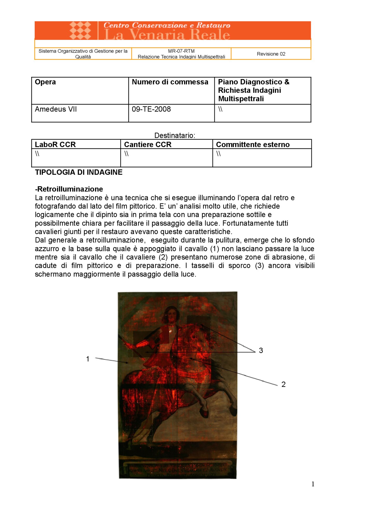 Technical Report on Multispectral Investigations