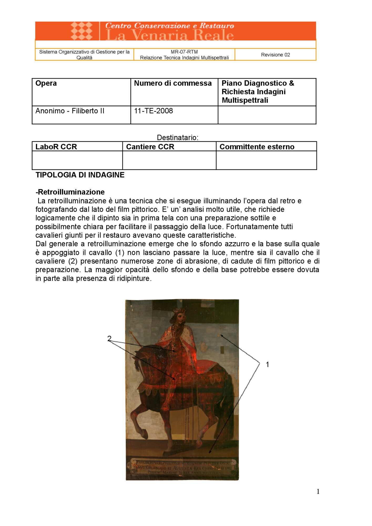 Technical Report on Multispectral Investigations