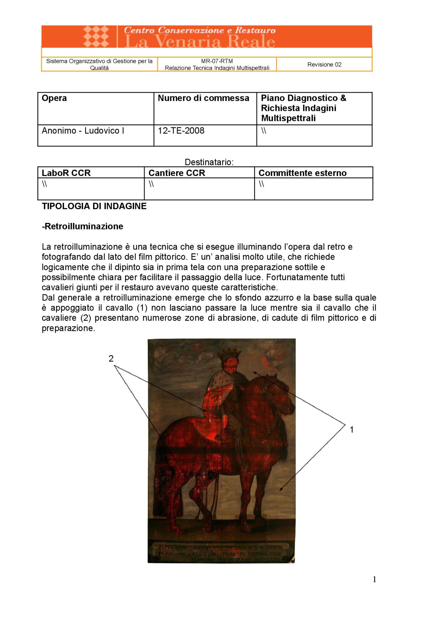 Technical Report on Multispectral Investigations