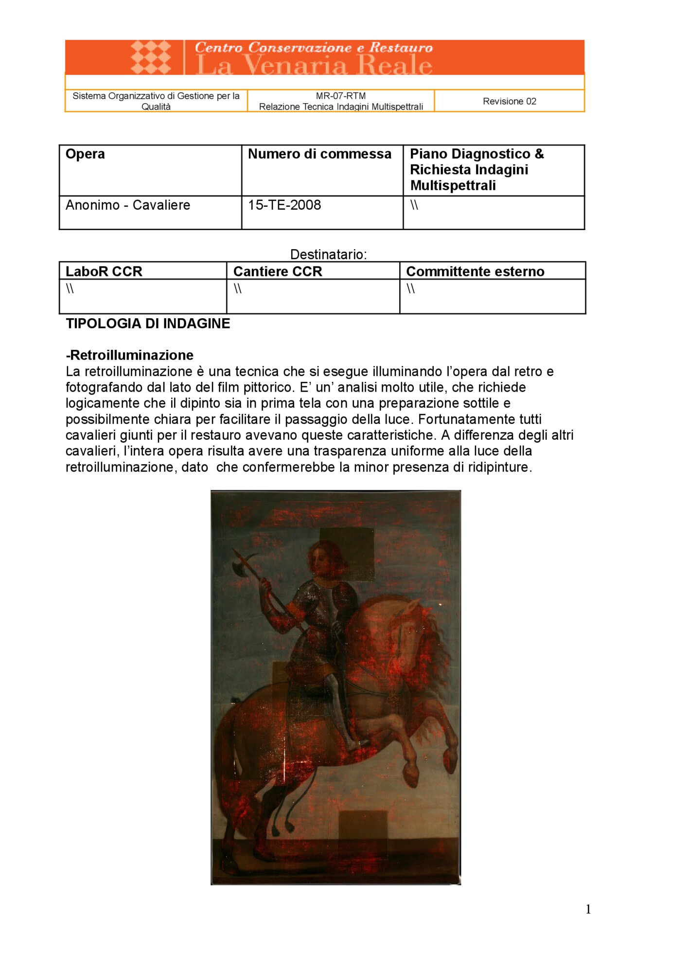 Technical Report on Multispectral Investigations