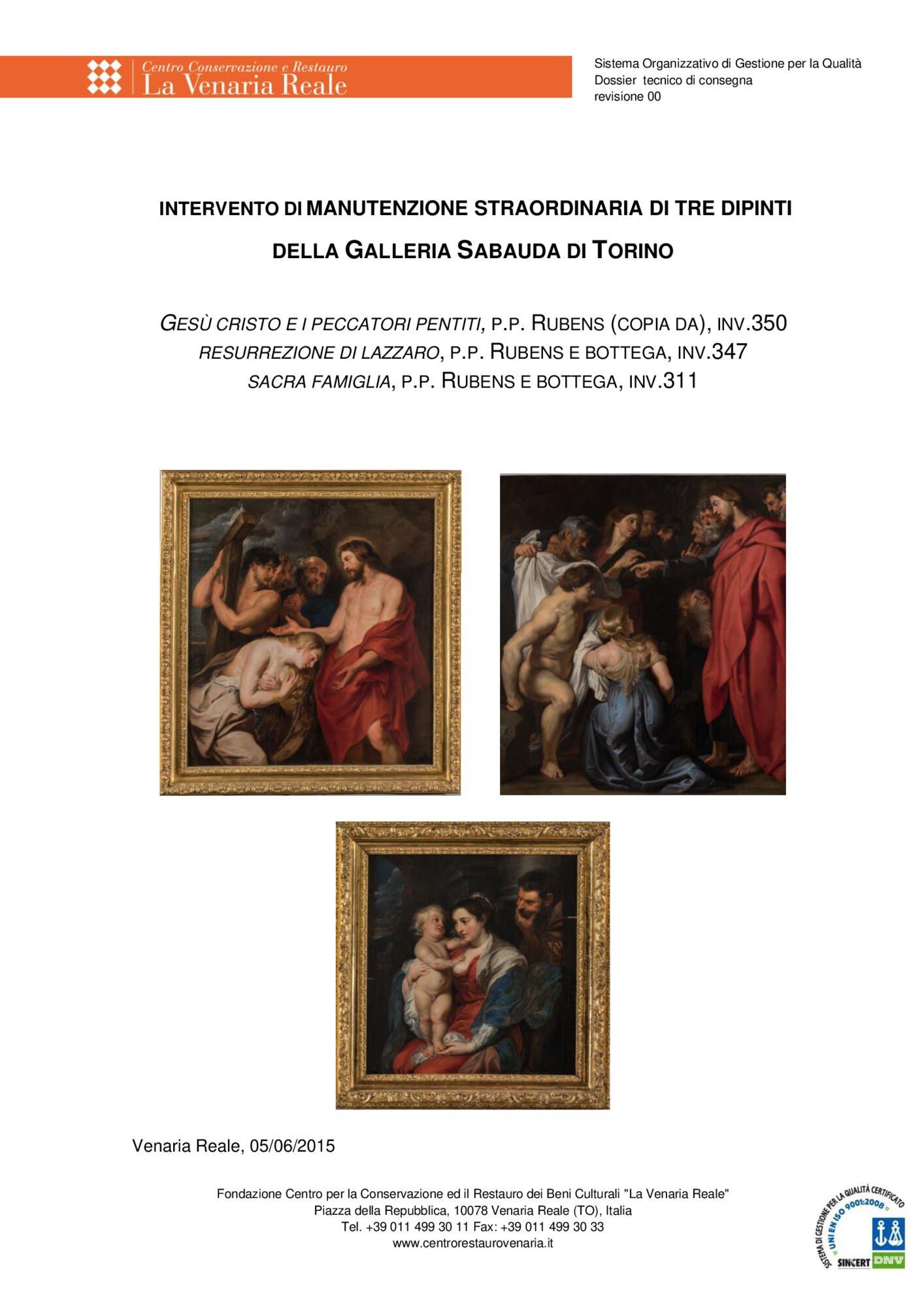 34mc01-TE-2015_Torino, Galleria Sabauda, P. P. Rubens (copia da), Gesù Cristo e i peccatori pentiti, inv. 350