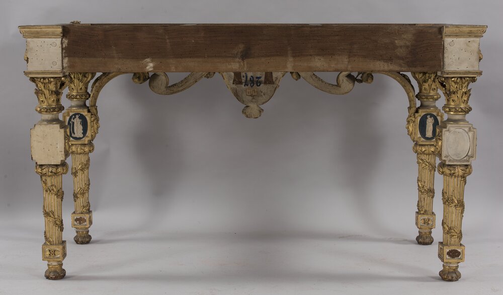 Palazzina di Caccia di Stupinigi, Bonzanigo Tavoli invv. 1144 - prima del restauro