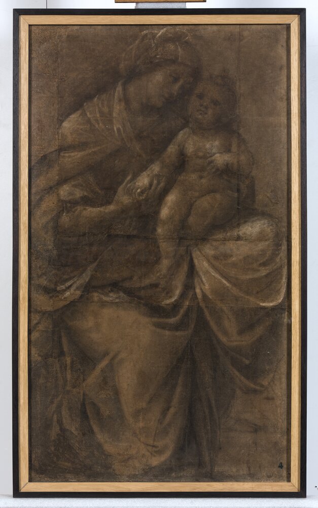 Torino, Pinacoteca Accademia Albertina, G. Ferrari, Madonna con il Bambino, inv. 304 - dopo il restauro