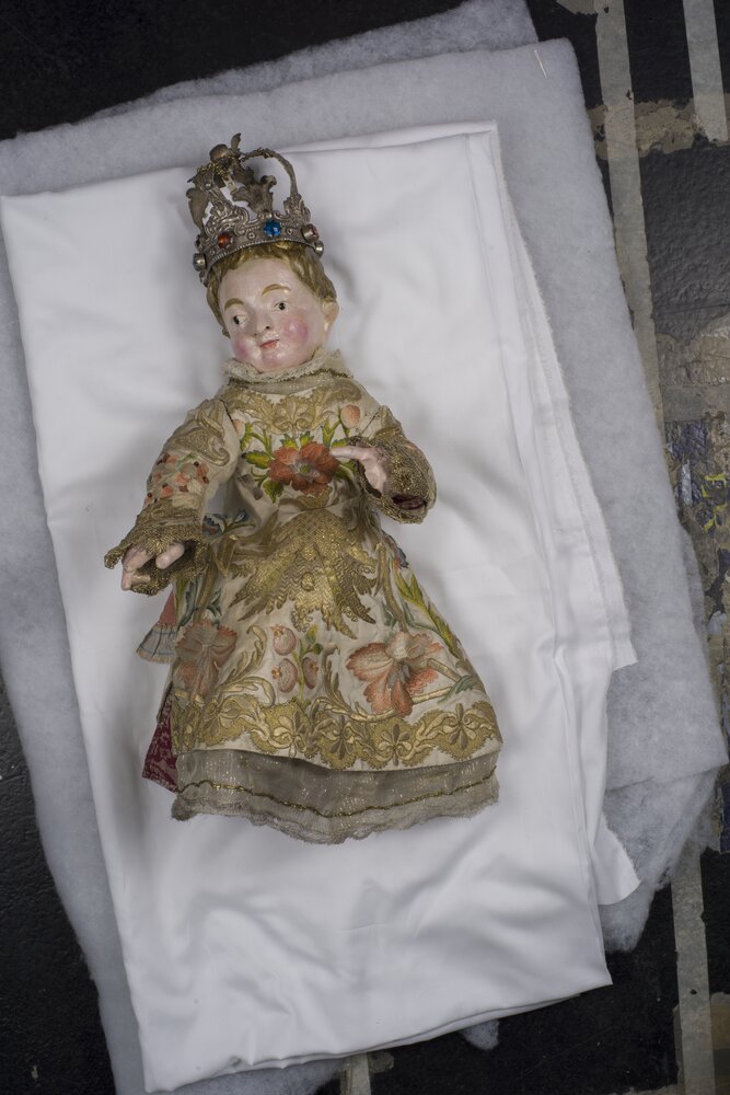 Bormio, Collegiata dei SS. Gervasio e Protasio, Bambino - dopo il restauro